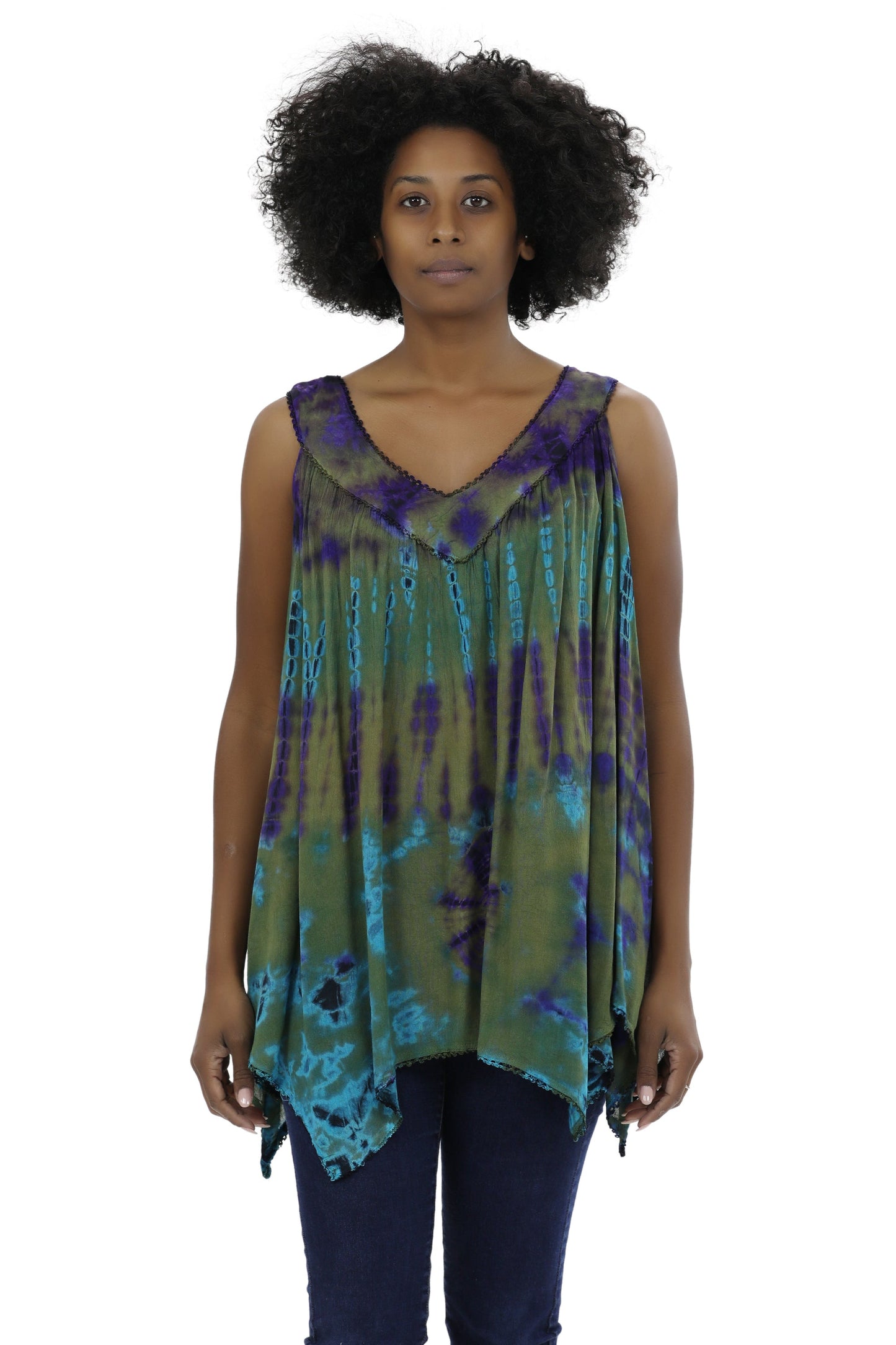 Ruffle Layer Sleeveless Tank 17790