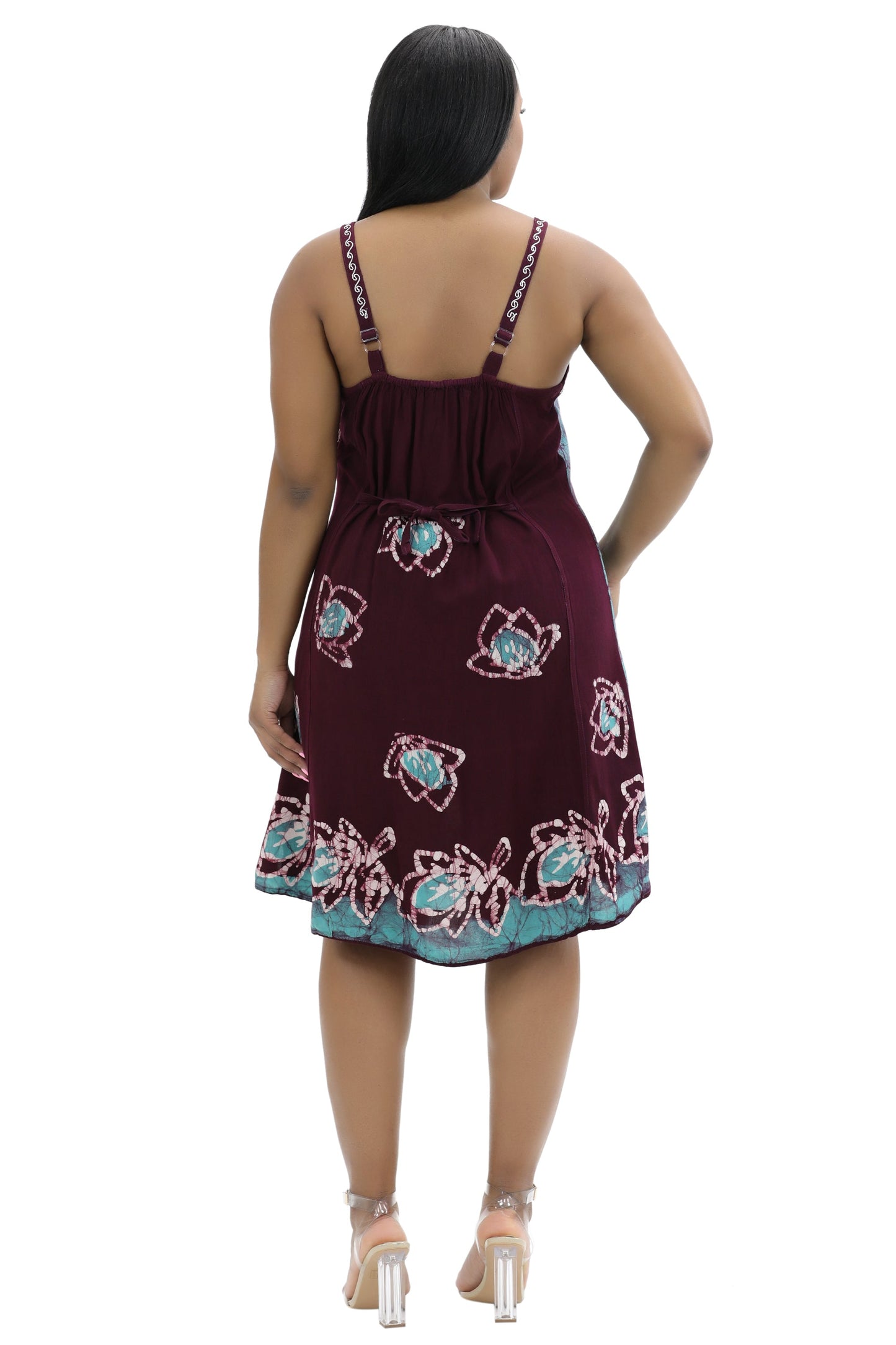 Batik Block Print Dress 54A-BATIK