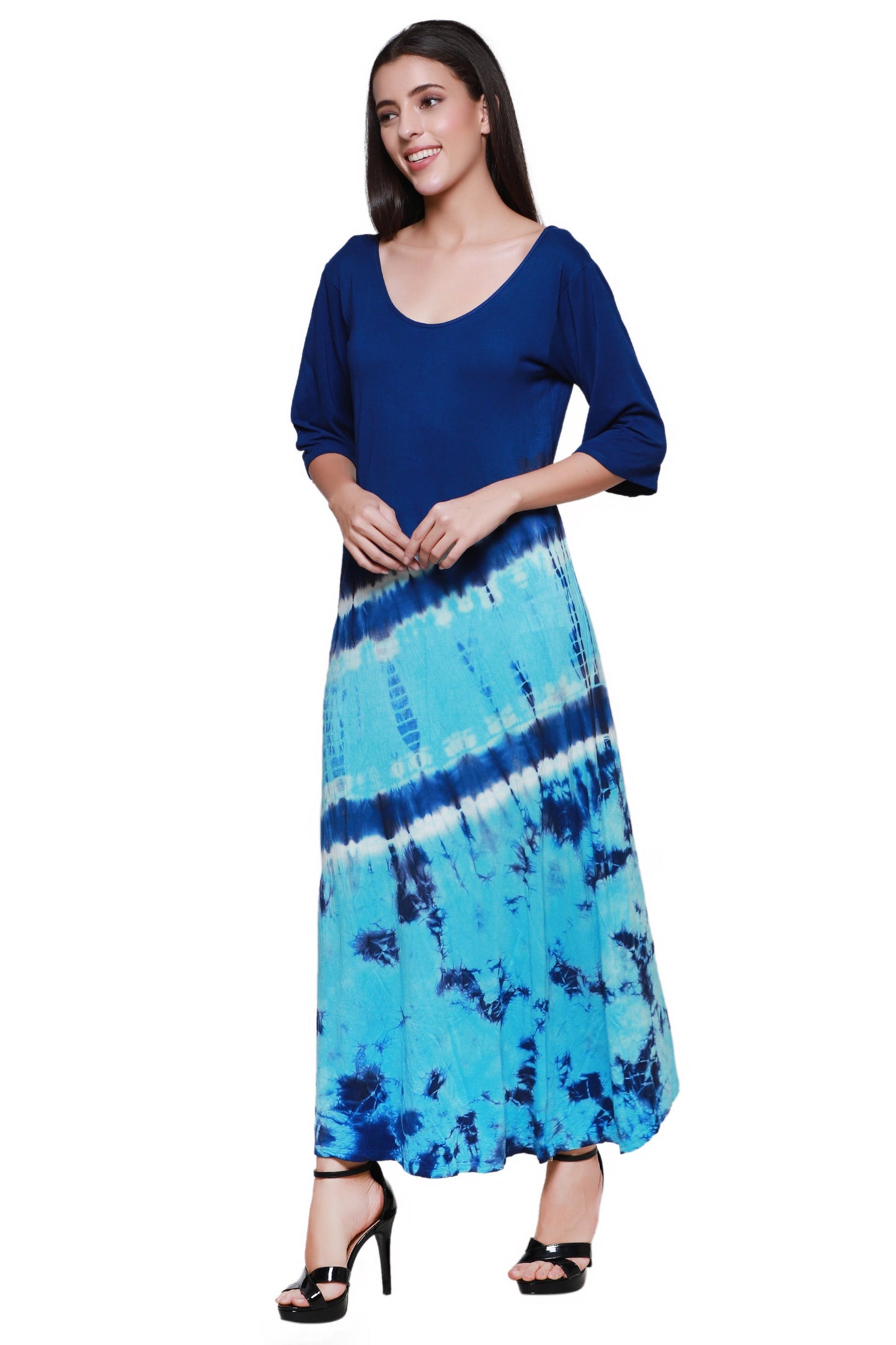 Tropical Sunset Tie-Back Dress SPD70