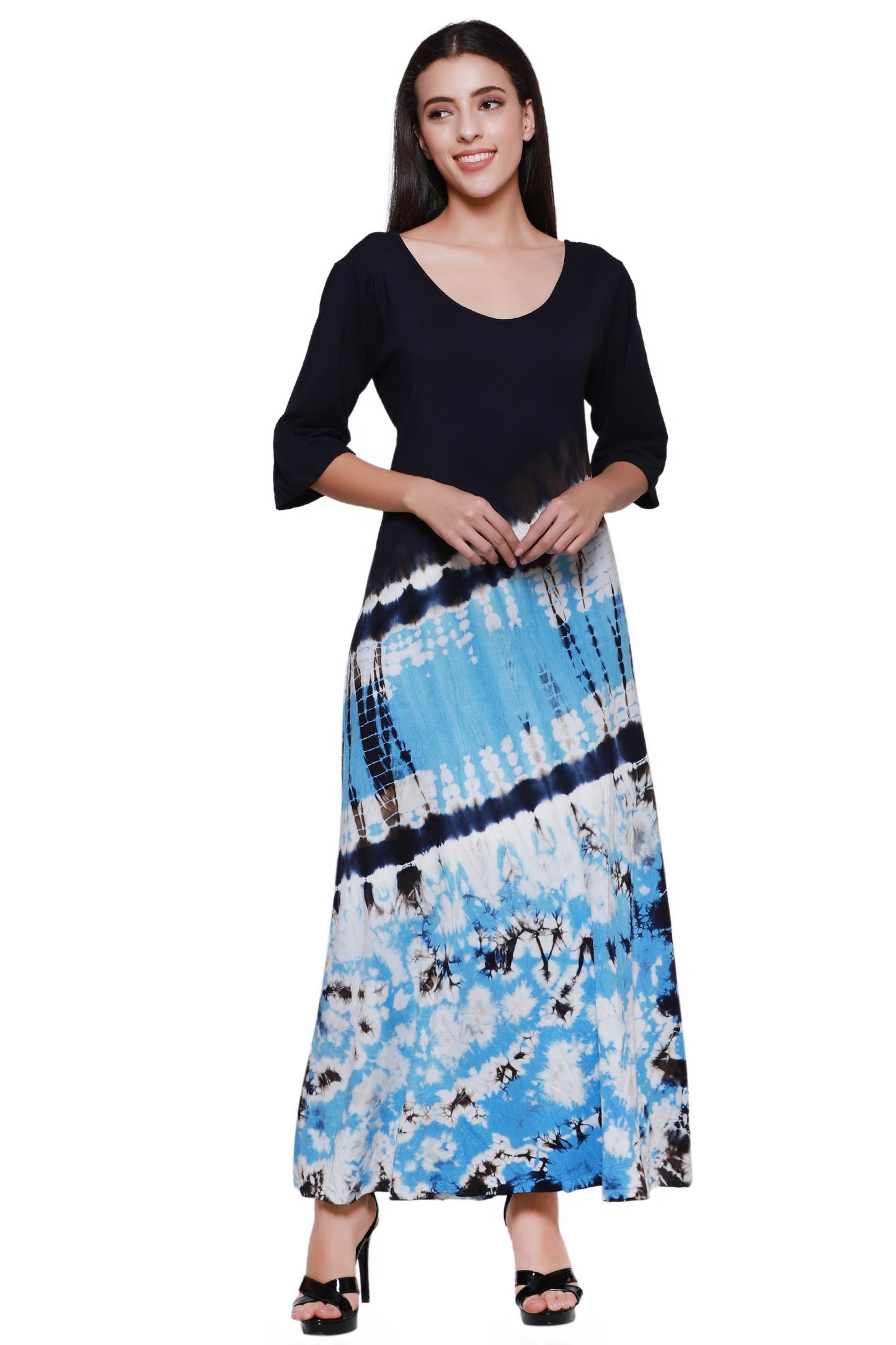 Tropical Sunset Tie-Back Dress SPD70