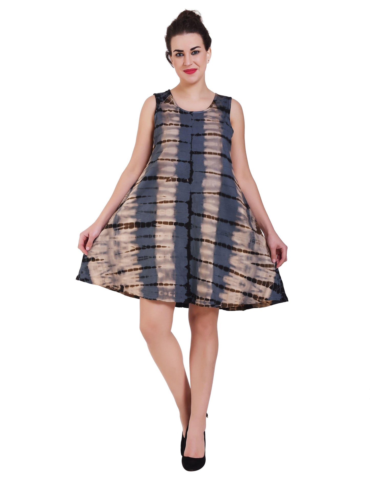 Stretchy Spandex Tie Dye Dress 19447