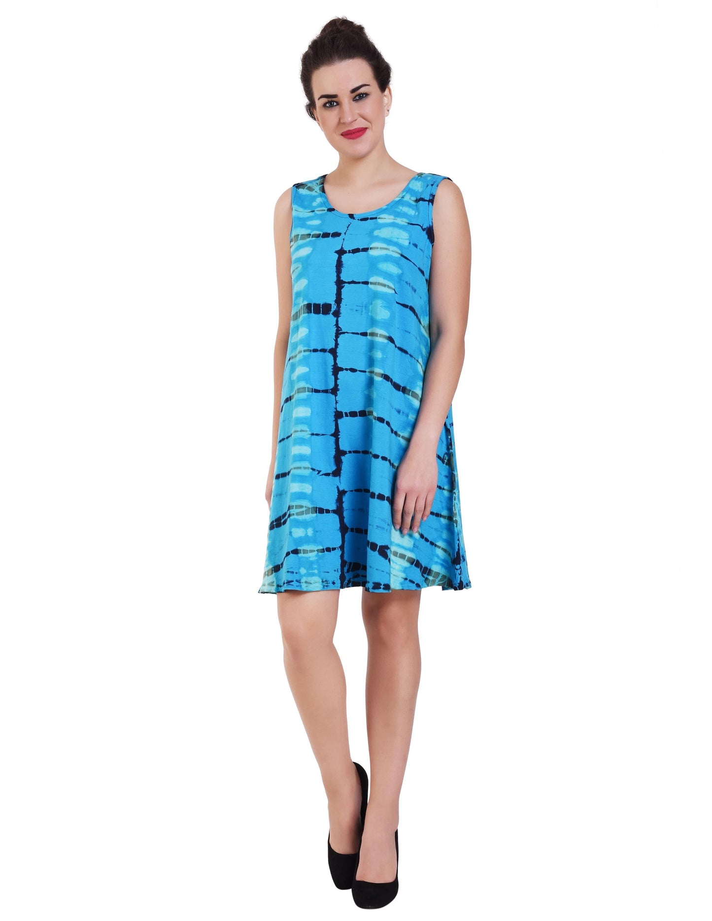 Stretchy Spandex Tie Dye Dress 19447