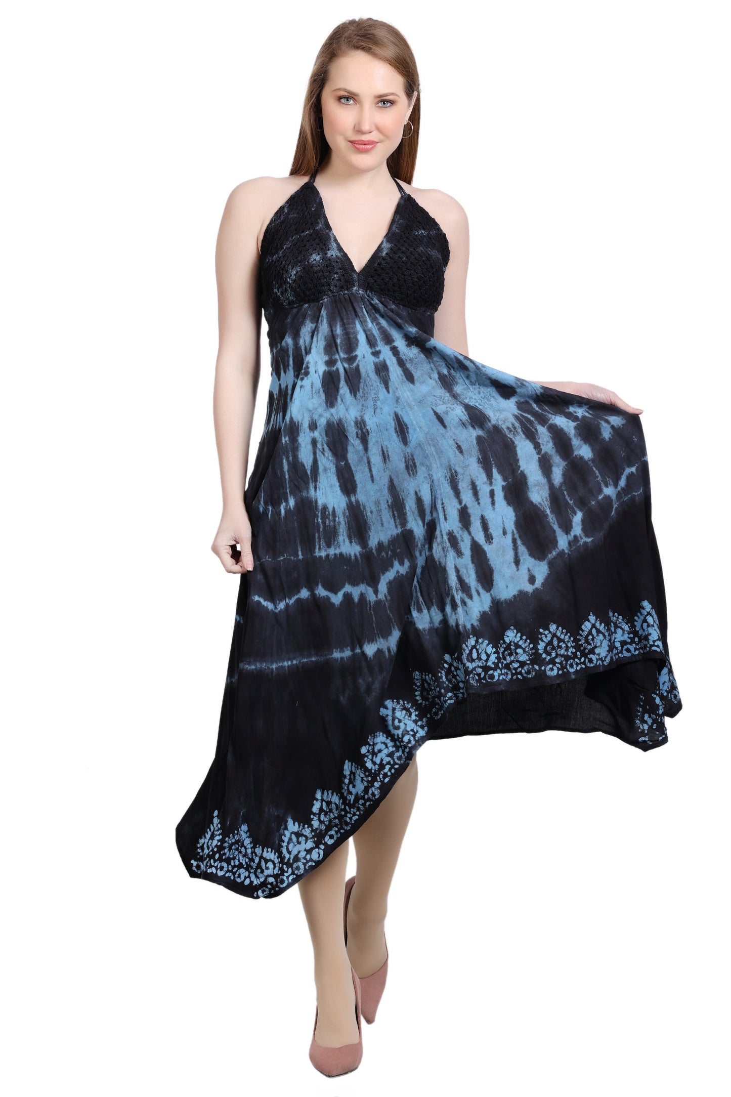 Crochet Tie Dye Dress CD-21563