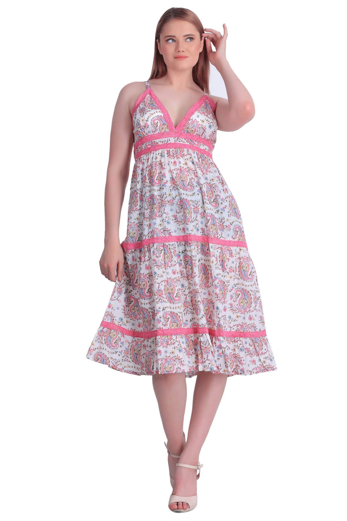 Organic Floral Print Dress OC5155