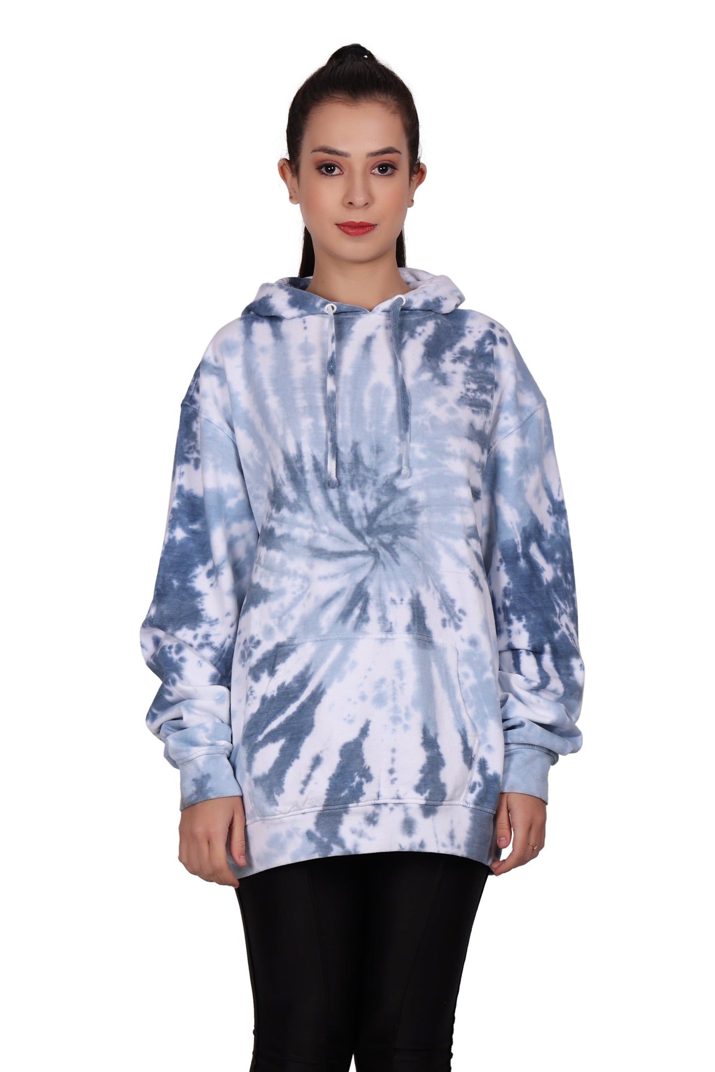 Unisex Tie Dye Pullover Hoodie Premium Cotton Blend Activewear H703