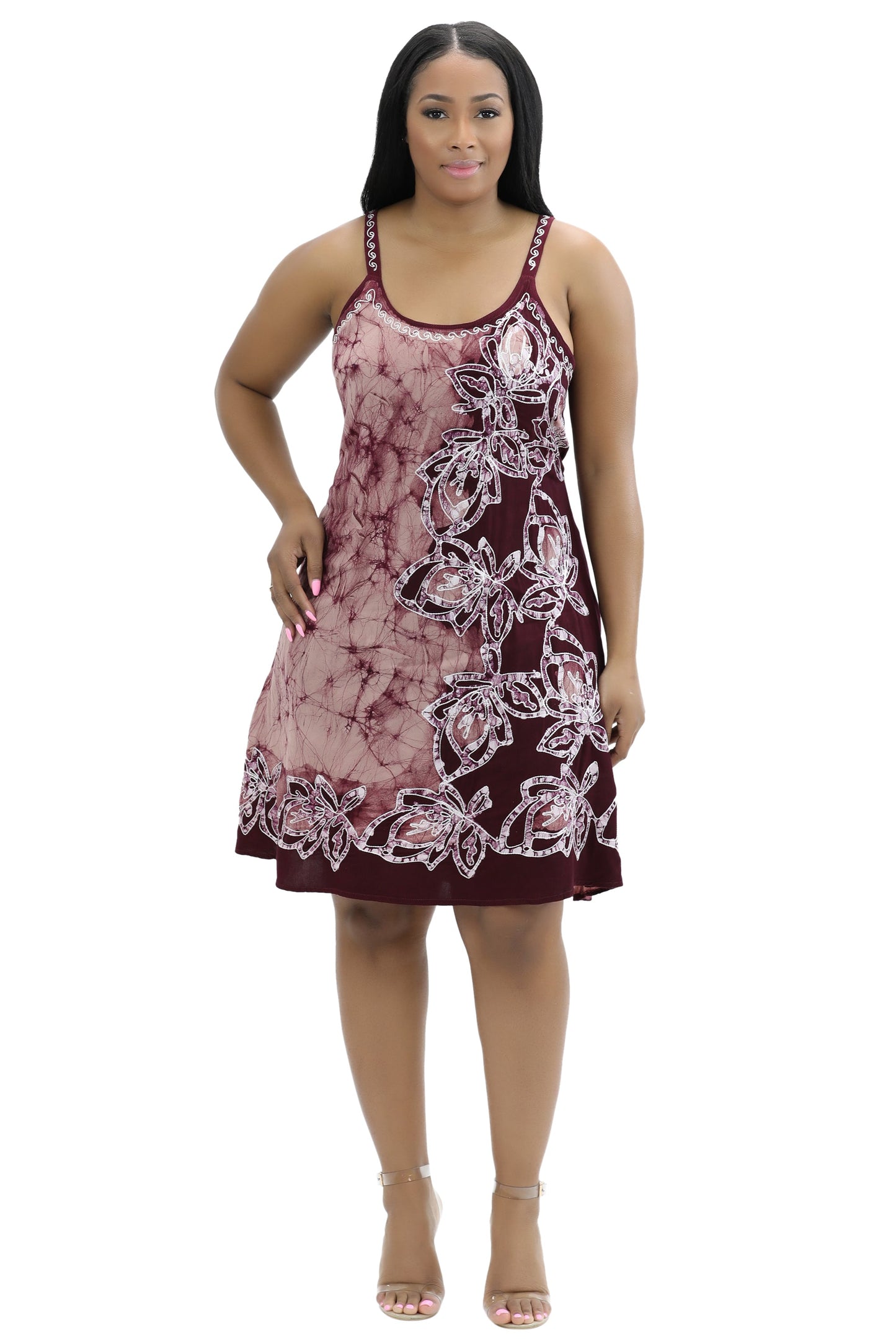 Batik Block Print Dress 54A-BATIK - Advance Apparels Inc