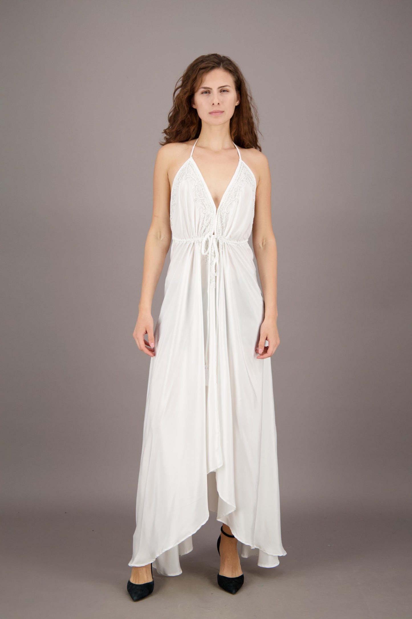 Hand Embroidered Scarf Dress PD-7777