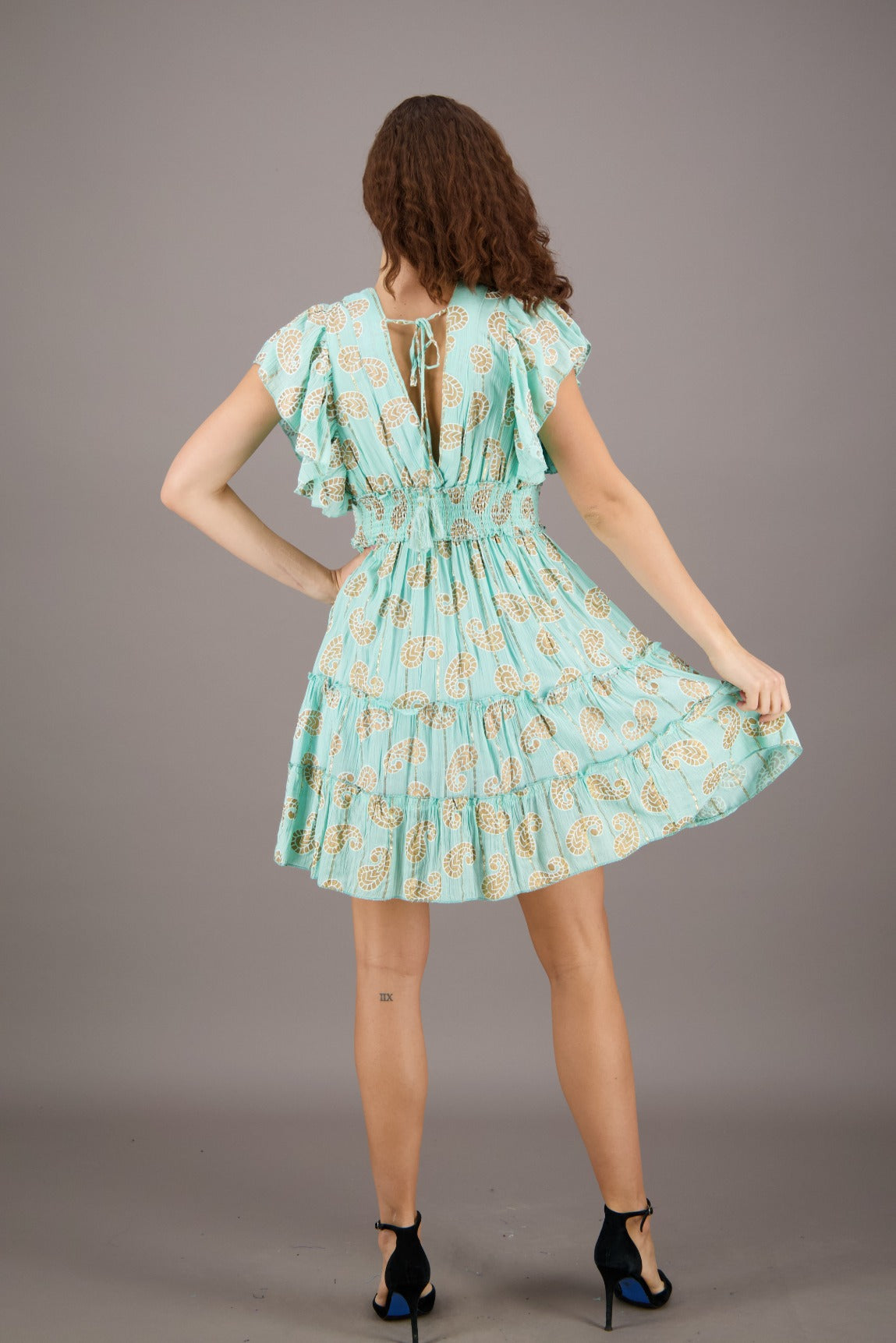 24935 Paisley Charm Middy Boho Dress