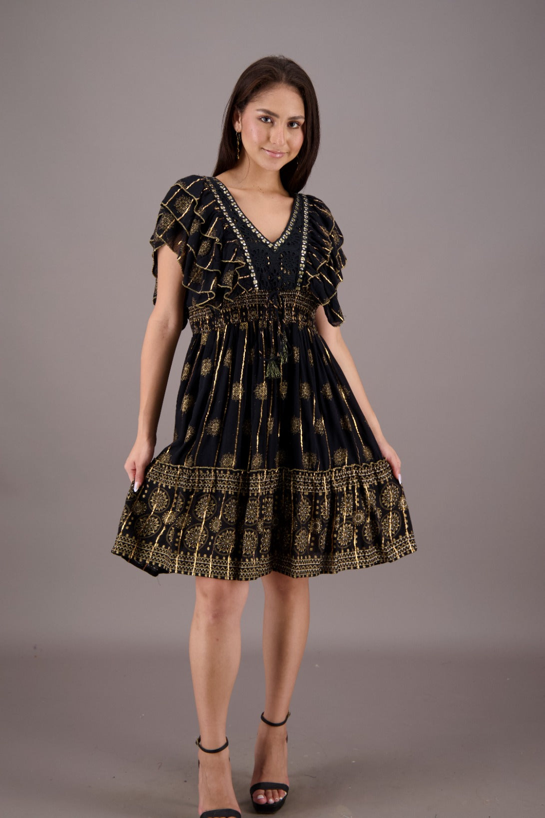 Radiant Ruffle Festival Middi 24721