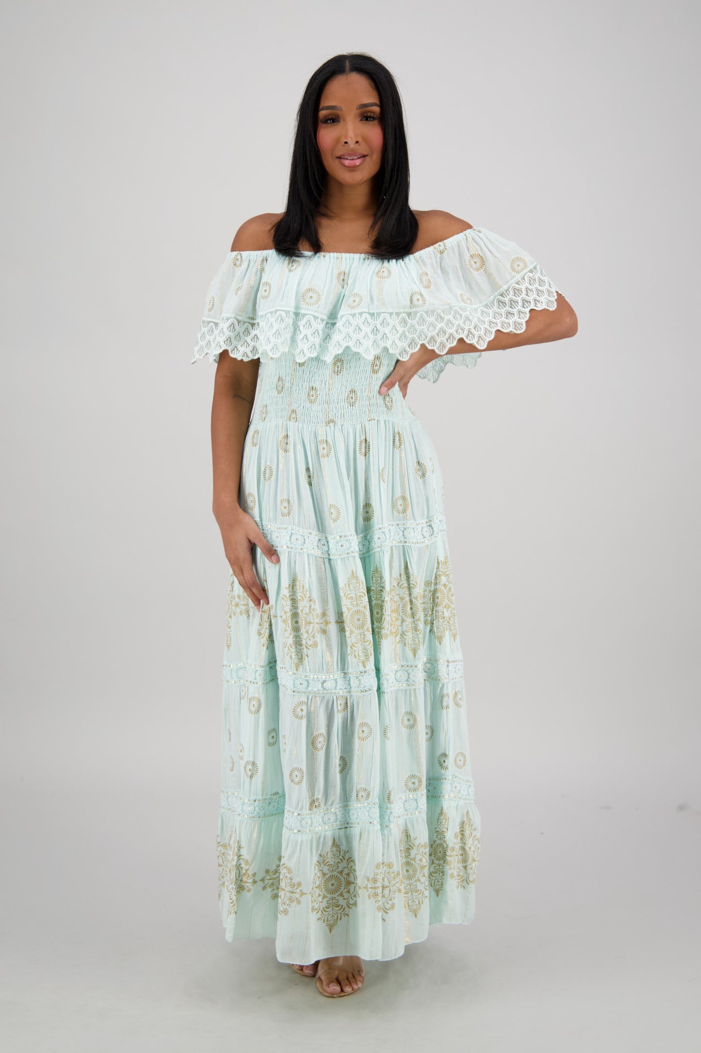 Lunara Smocked Summer Dress 24993