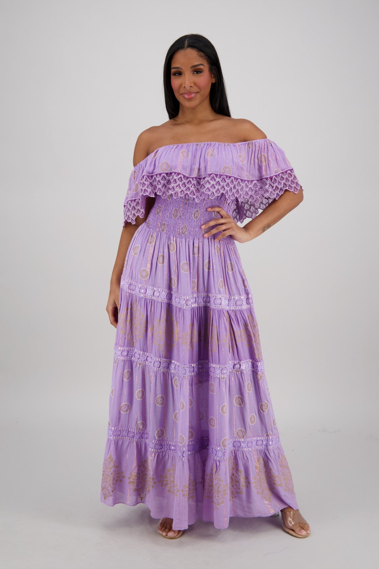 Lunara Smocked Summer Dress 24993