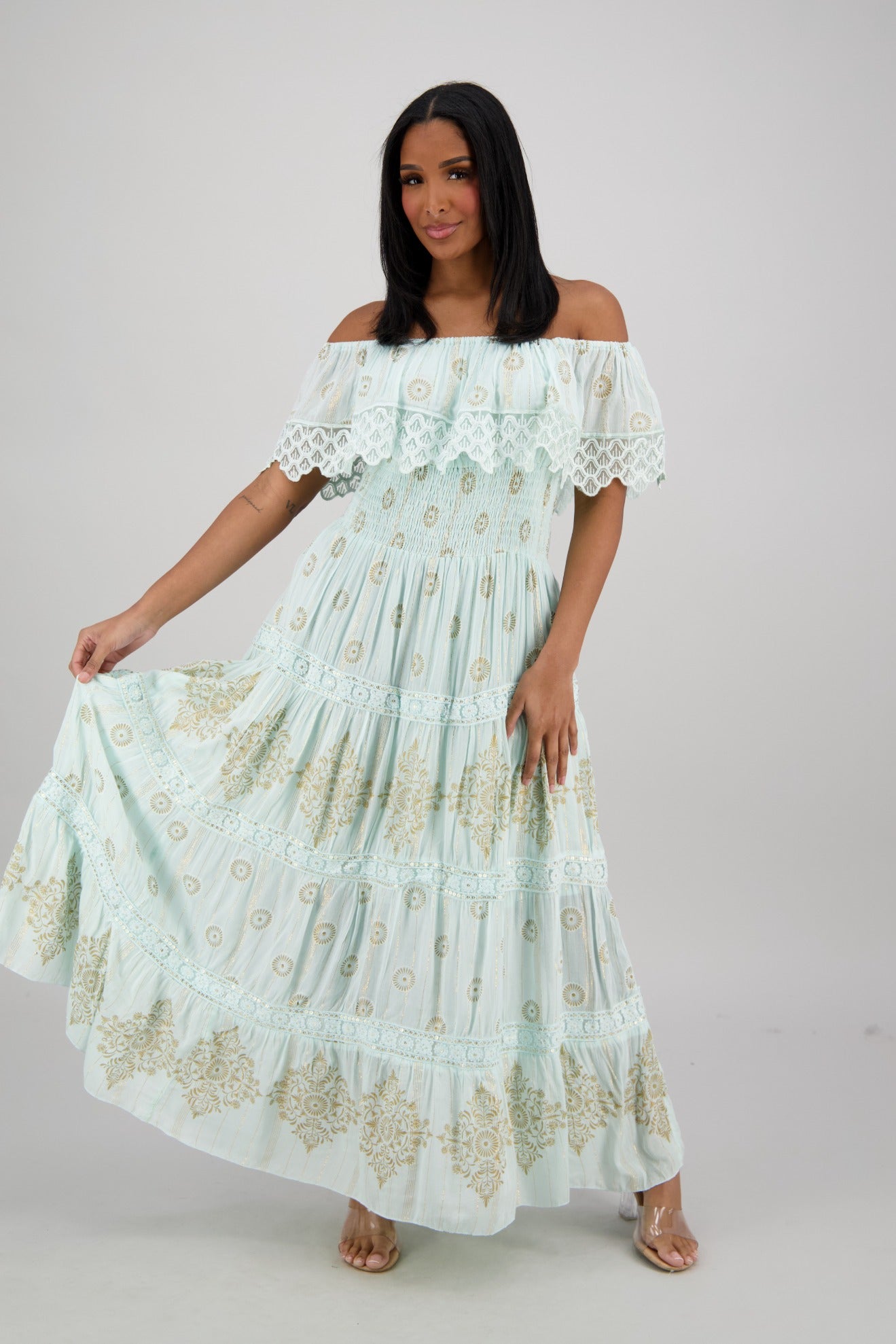 Lunara Smocked Summer Dress 24993