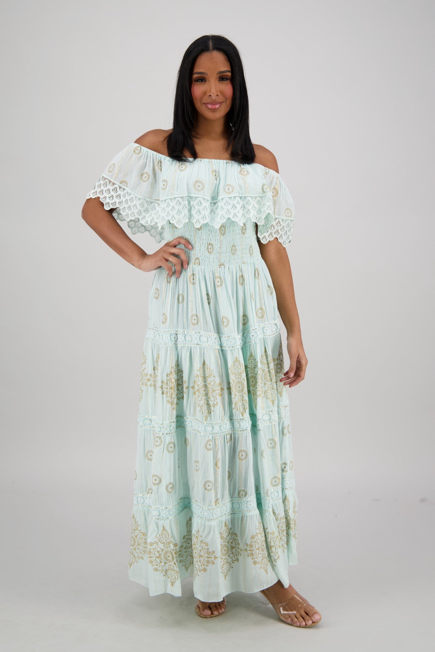 Lunara Smocked Summer Dress 24993