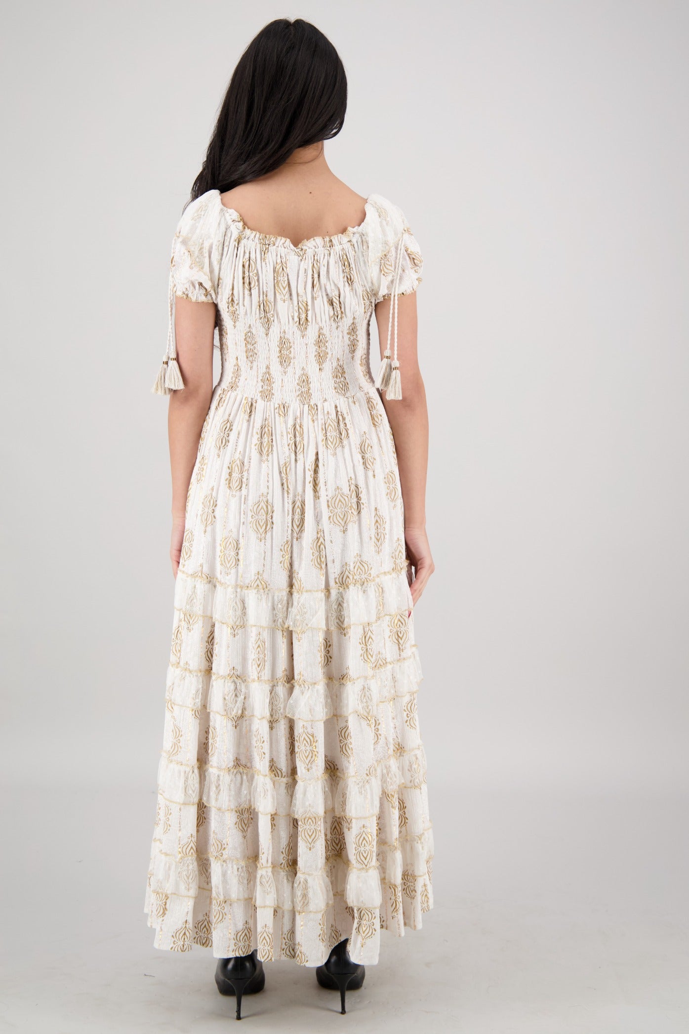 Amira Smocked Tier Dress 25102