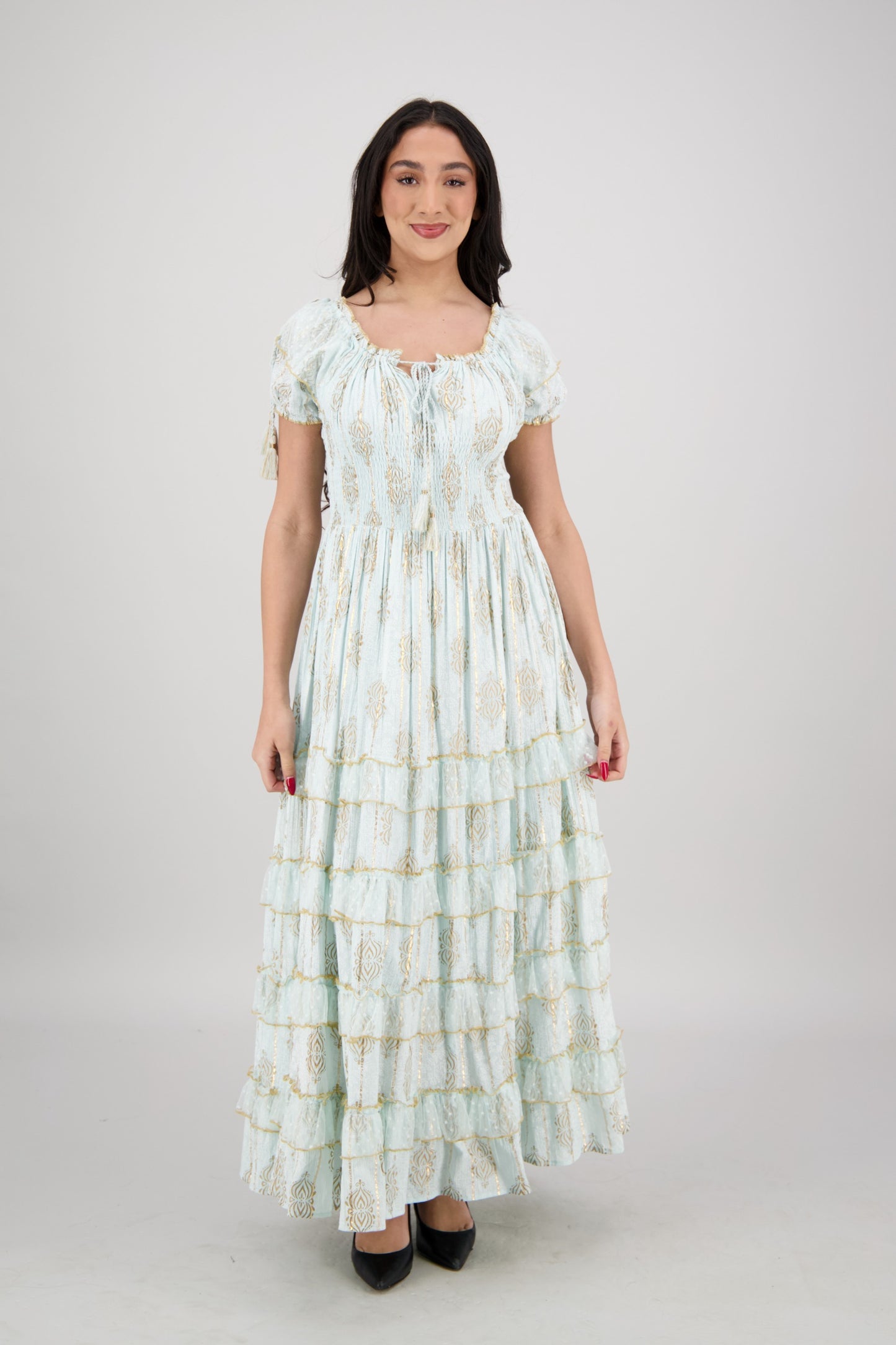Amira Smocked Tier Dress 25102