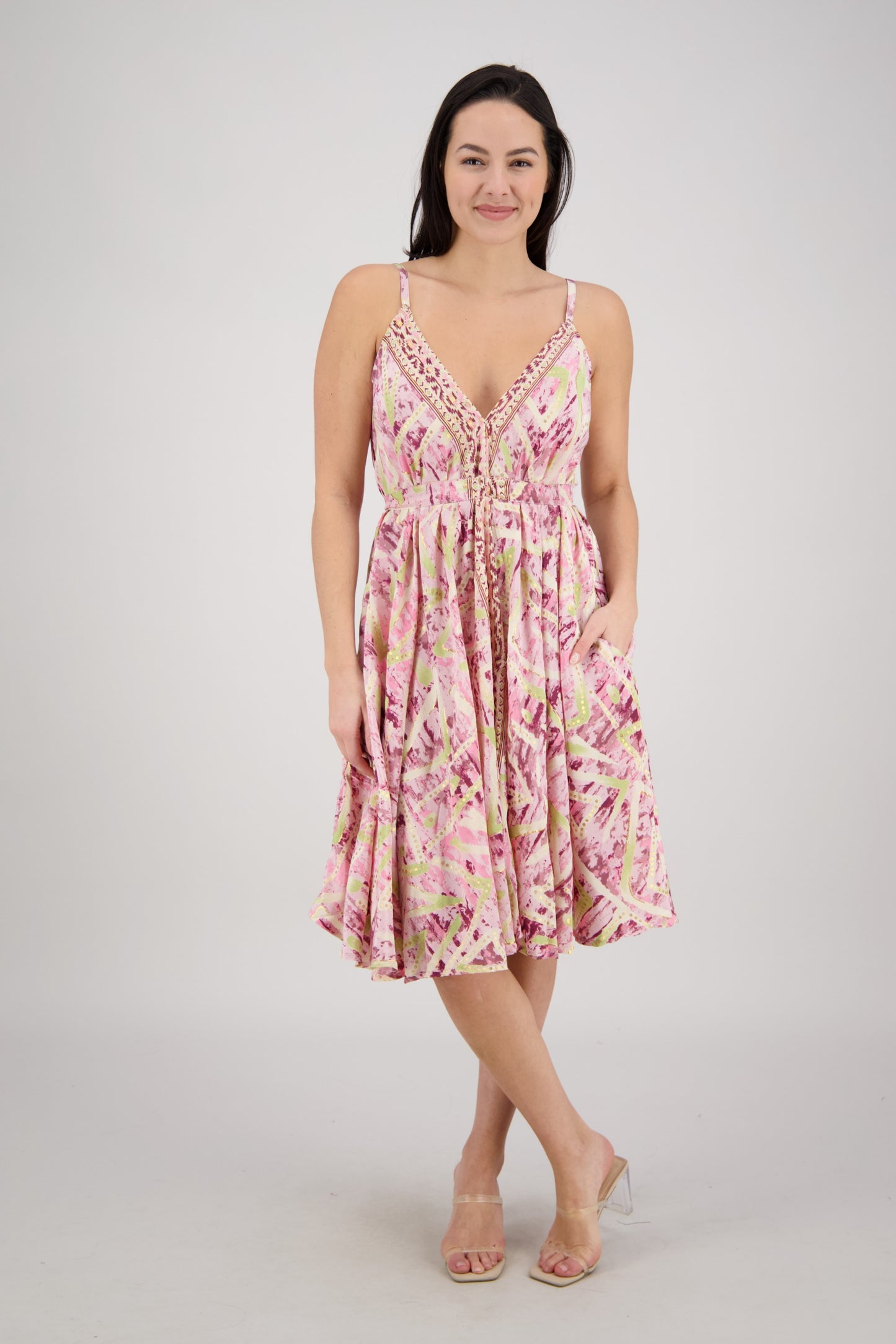 Blush Horizon Day Dress AB-42112