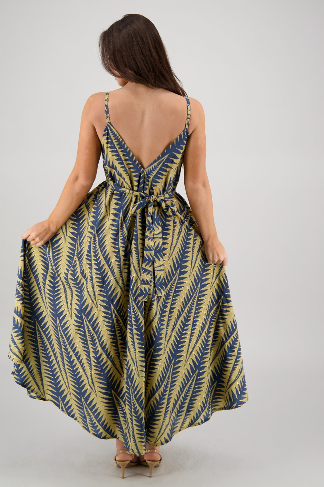 The Zaria Maxi Dress - Dessert Palm AB-16111