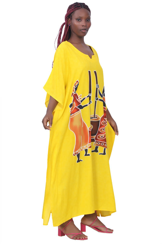 African Village Art Kaftan KAF - 1064 - Advance Apparels Inc