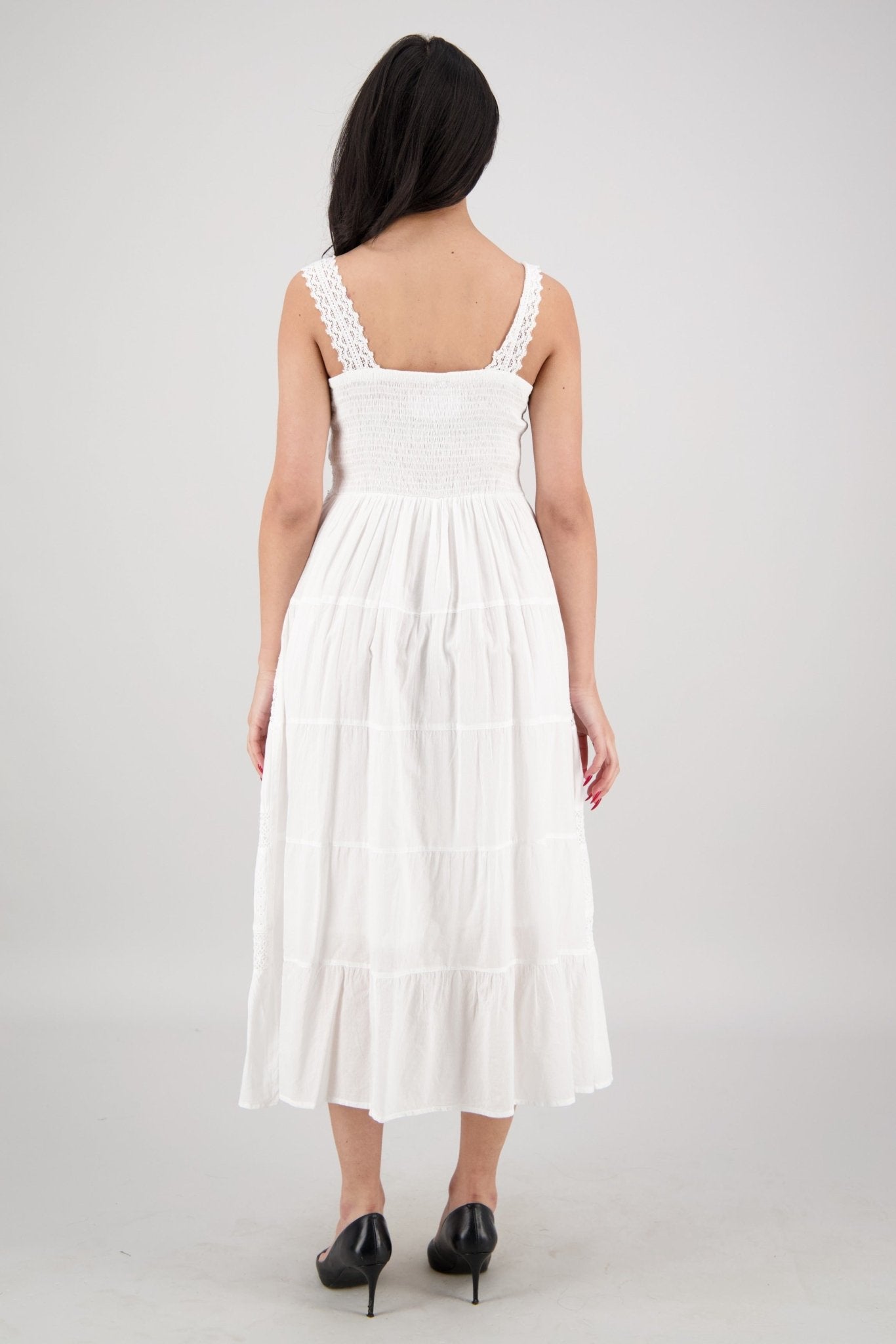 Amalfi Eyelet Dress 96050 - Advance Apparels Inc