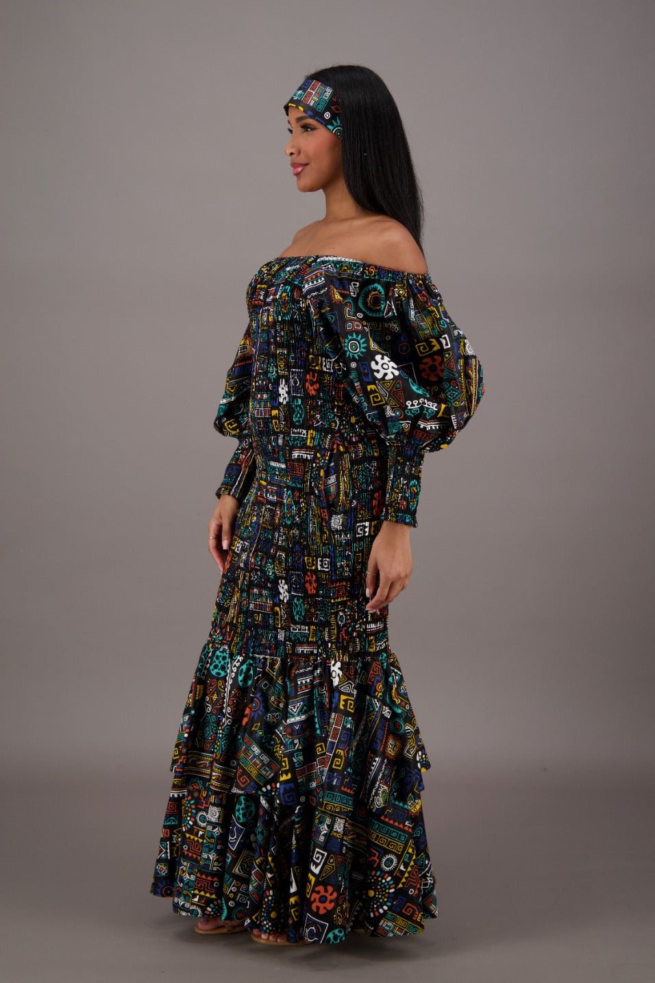Amani Radiance Mermaid Dress AD - 25056 - 264 - Advance Apparels Inc