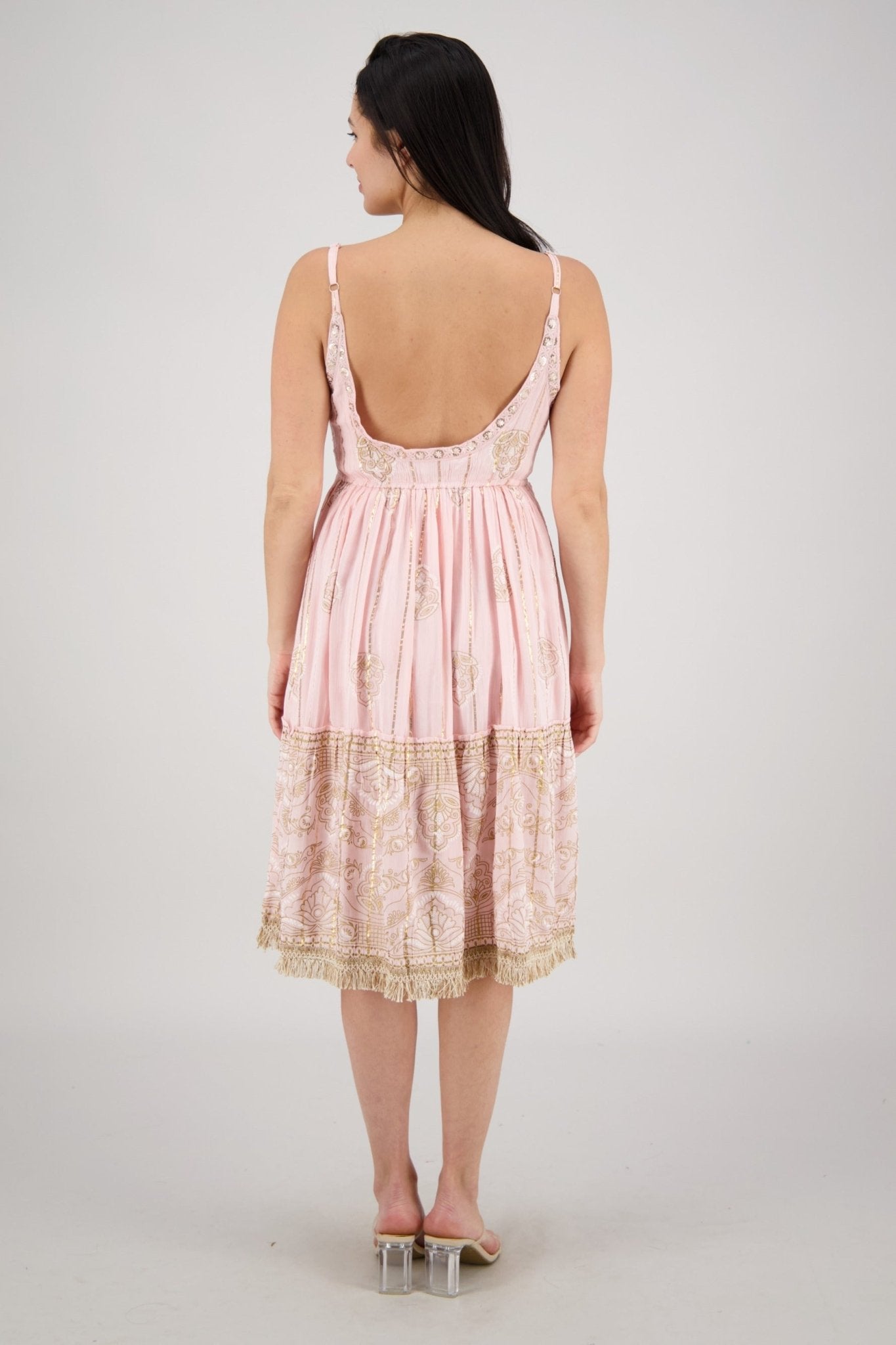 Amara Border Dress 25181 - Advance Apparels Inc