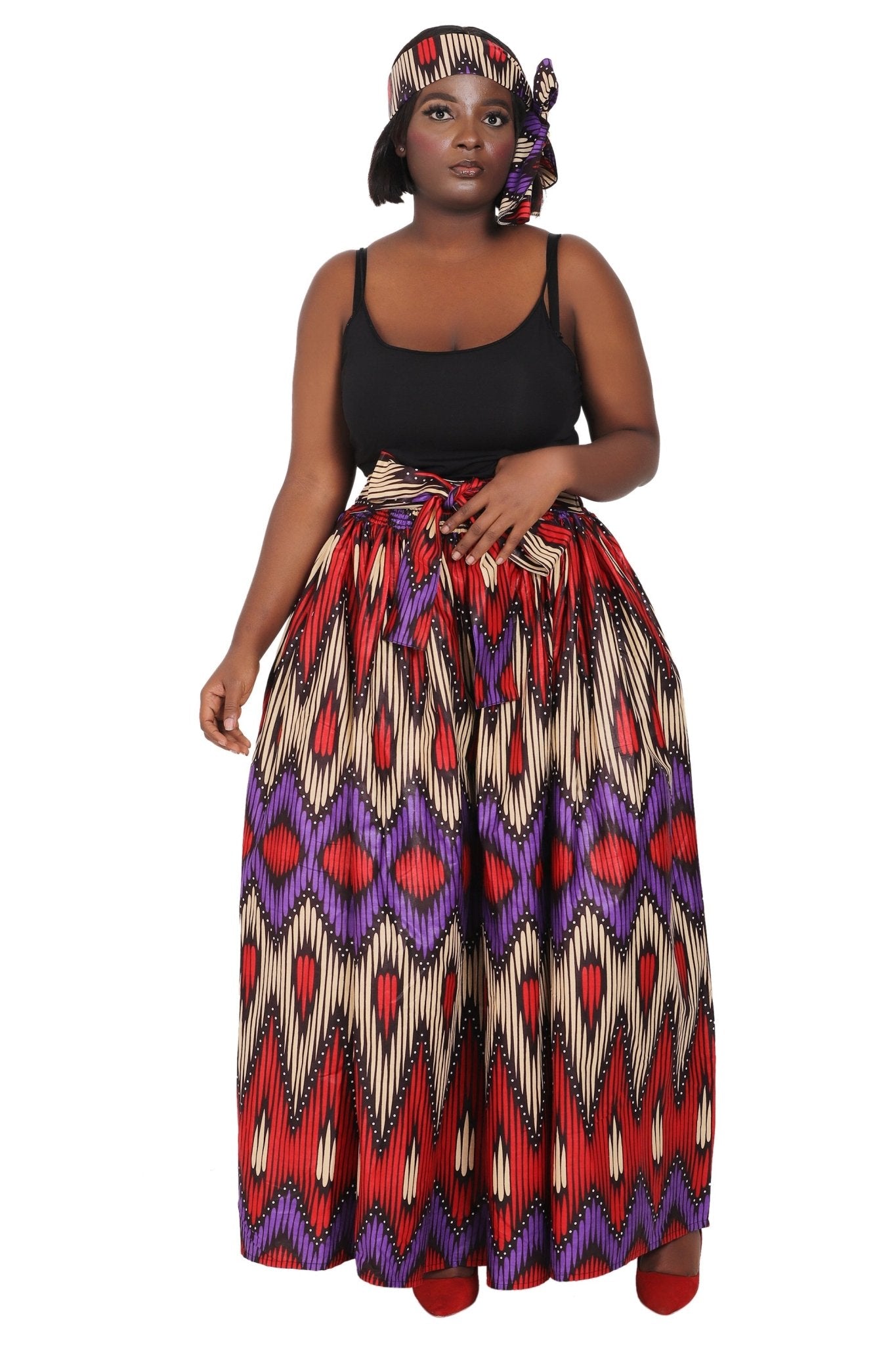 Ankara Palazzo Pants 061 - Advance Apparels Inc