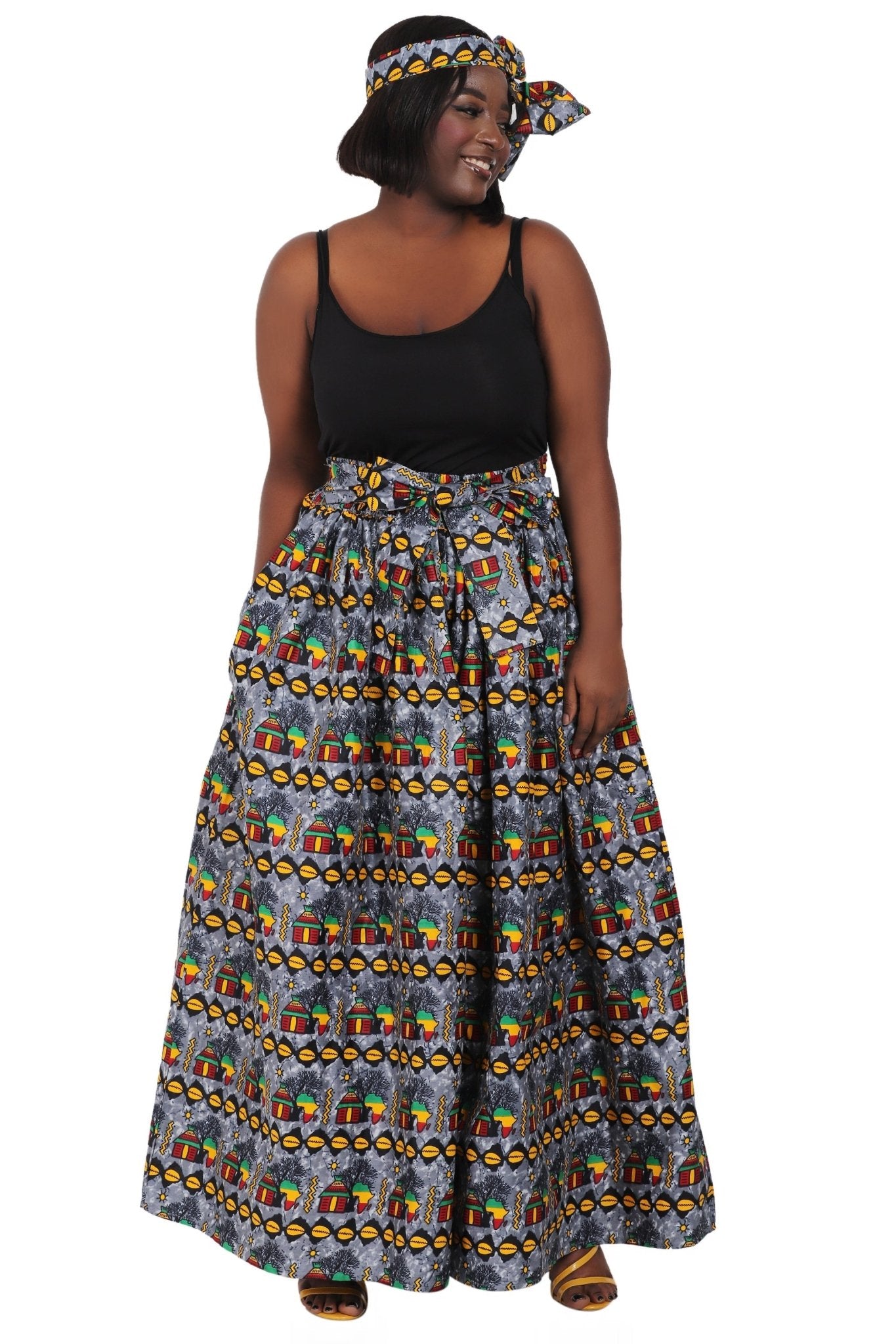 Ankara Palazzo Pants 061 - Advance Apparels Inc