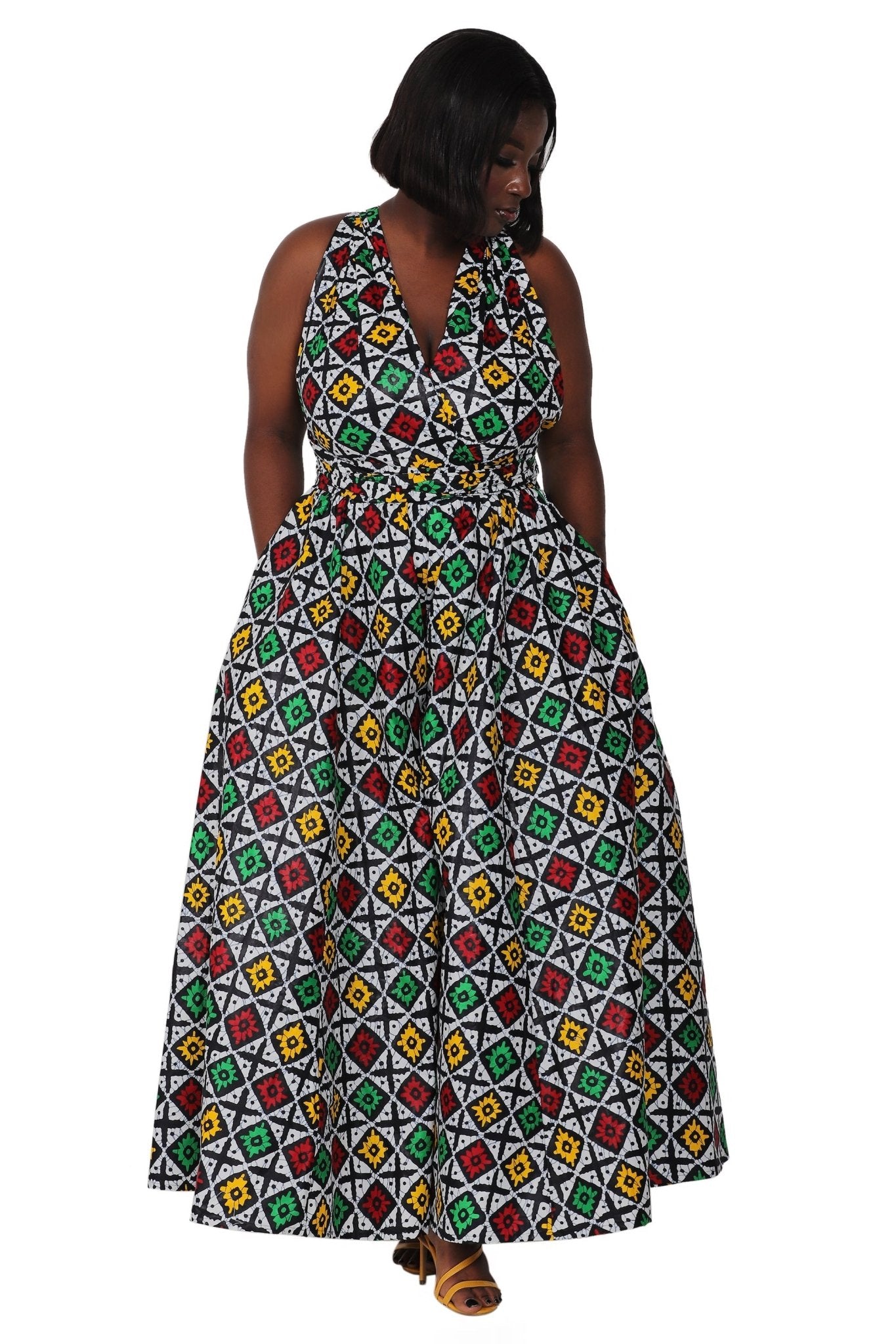 Ankara Palazzo Pants 061 - Advance Apparels Inc