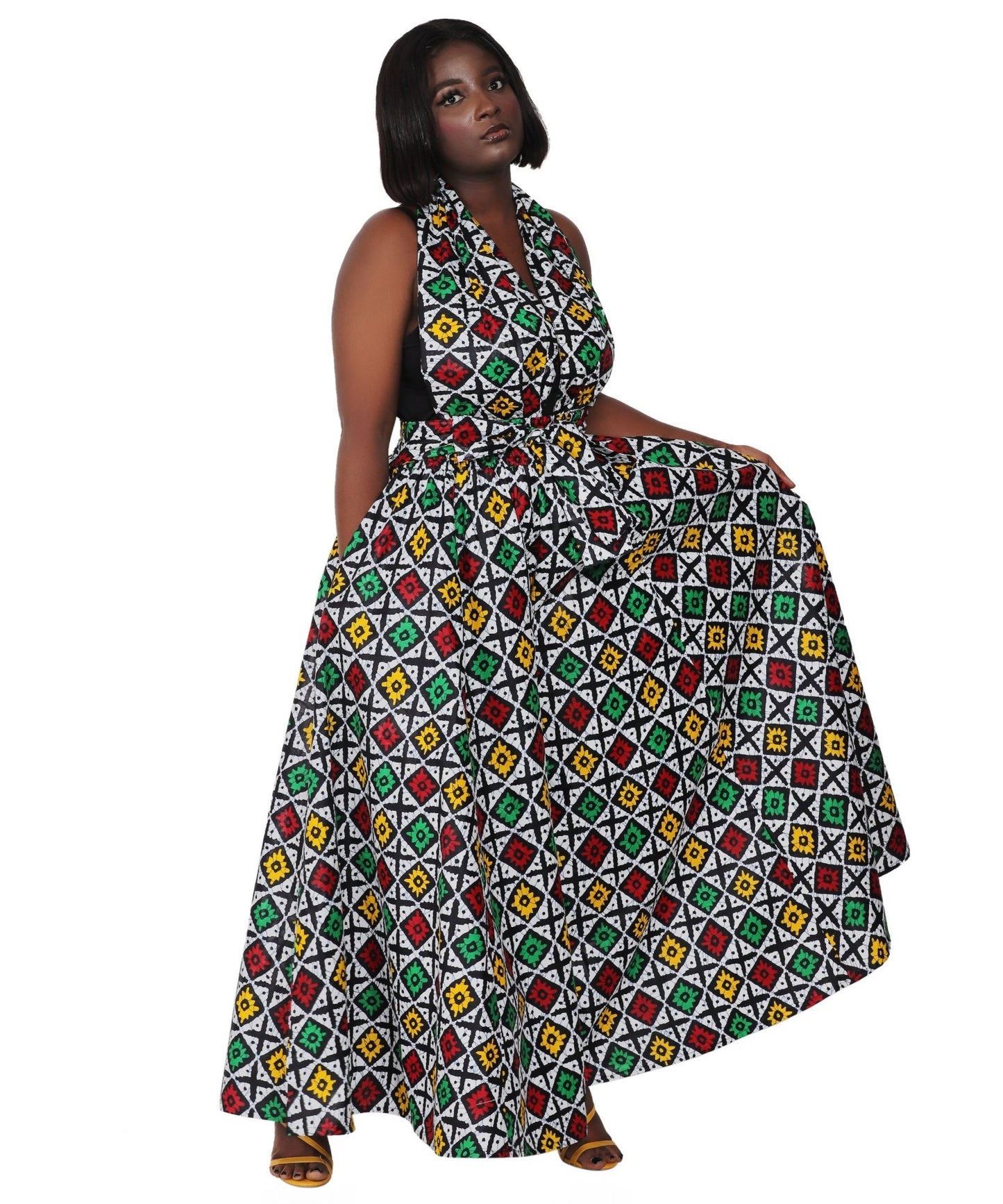 Ankara Palazzo Pants 061 - Advance Apparels Inc