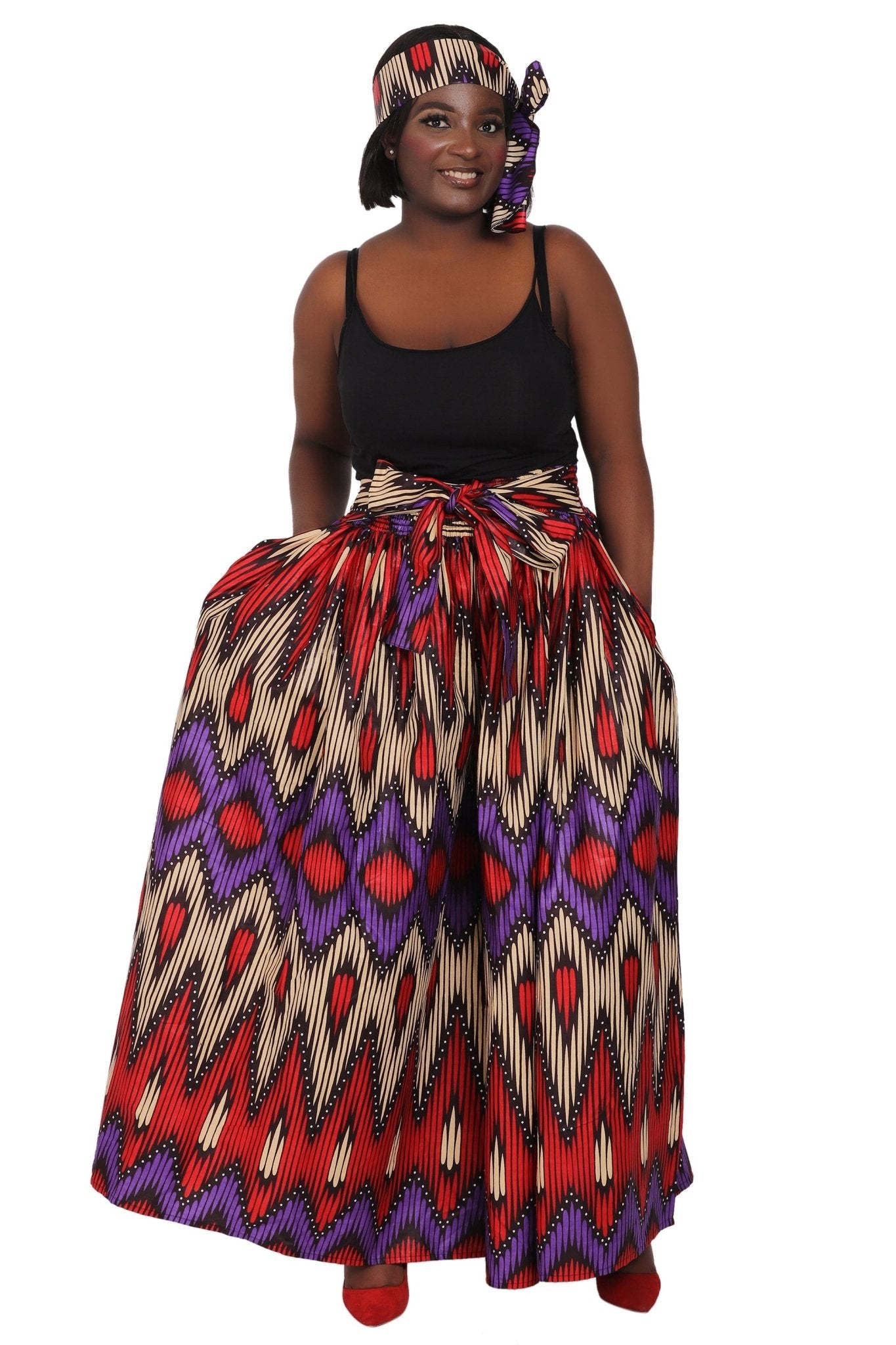 Ankara Palazzo Pants 061 - Advance Apparels Inc
