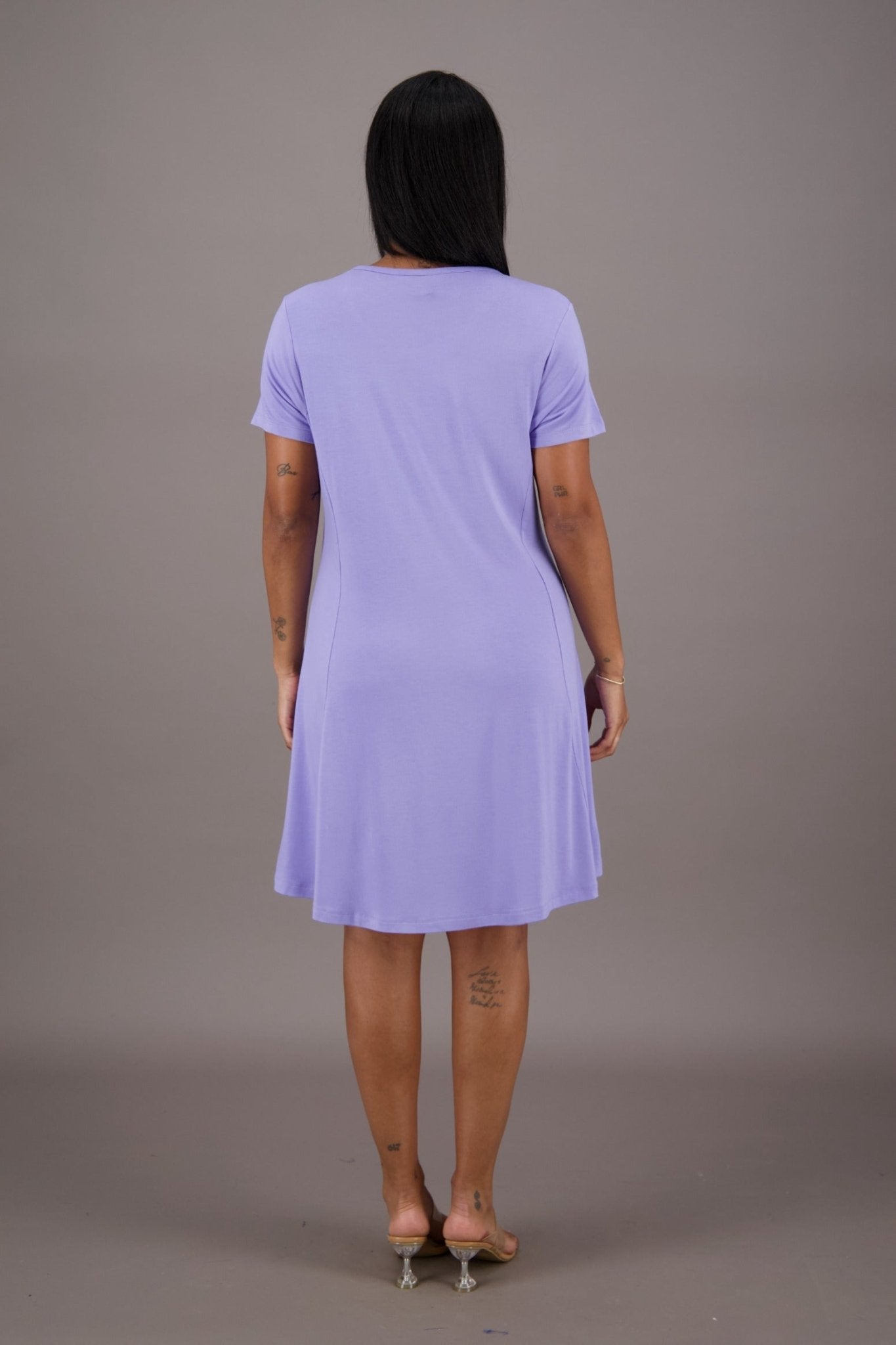 Bamboo Cap Sleeve Dress BAM - 24601 - Advance Apparels Inc