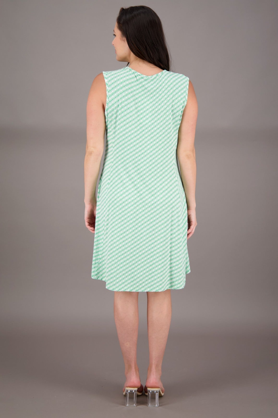 Bamboo Printed Tank Dress BAM - 24608 - Advance Apparels Inc
