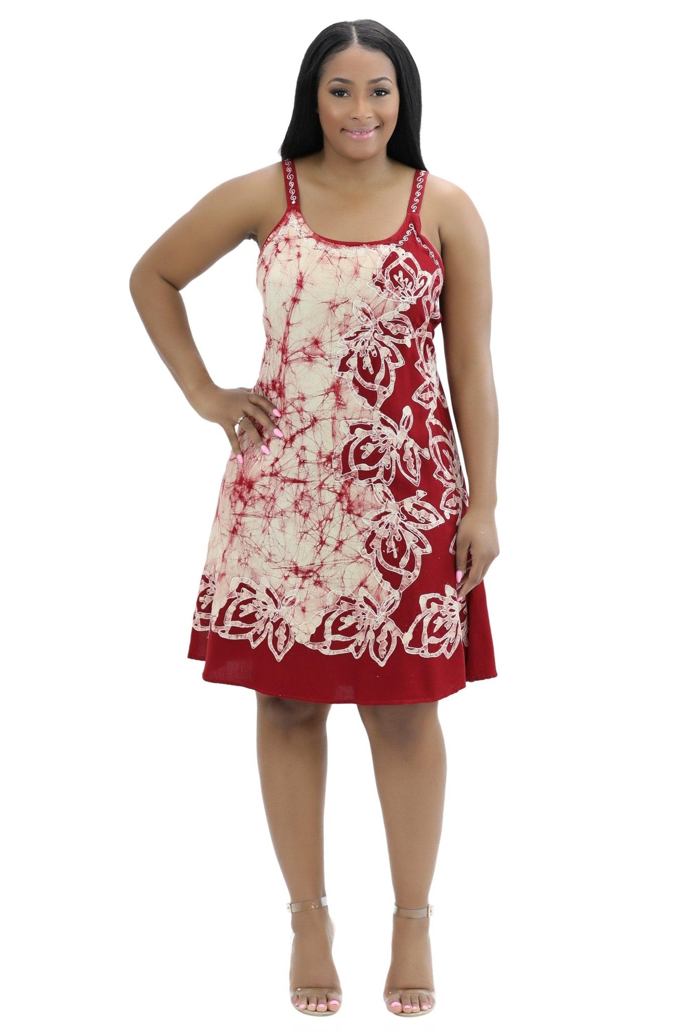 Batik Block Print Dress 54A-BATIK - Advance Apparels Inc