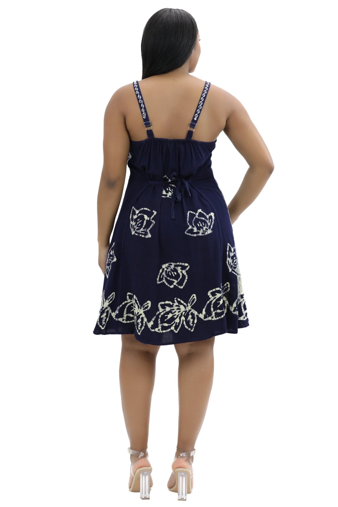 Batik Block Print Dress 54A-BATIK - Advance Apparels Inc