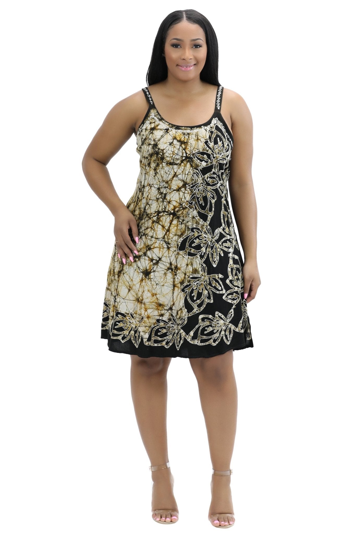 Batik Block Print Dress 54A-BATIK - Advance Apparels Inc