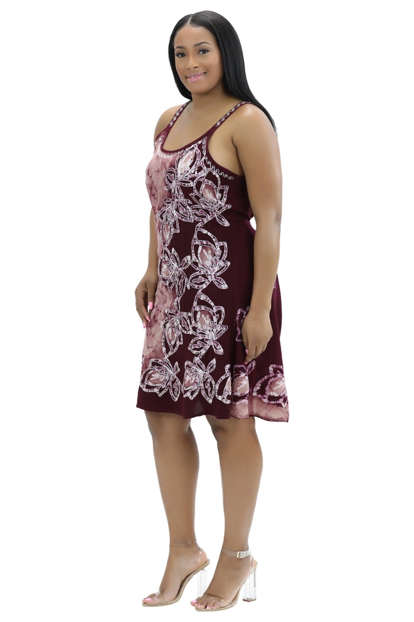 Batik Block Print Dress 54A-BATIK - Advance Apparels Inc