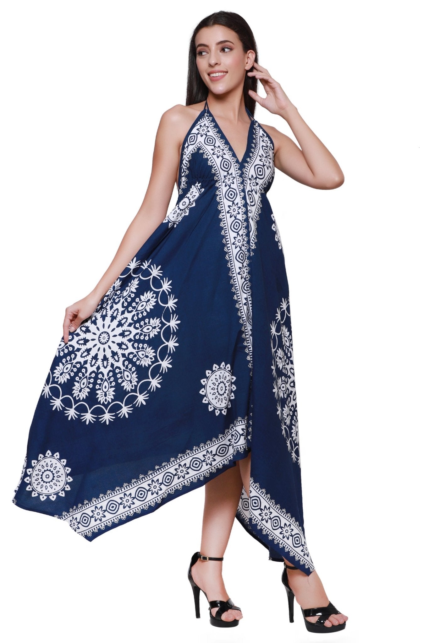 Batik Scarf Dress Adjustable Back 1920 - Advance Apparels Inc