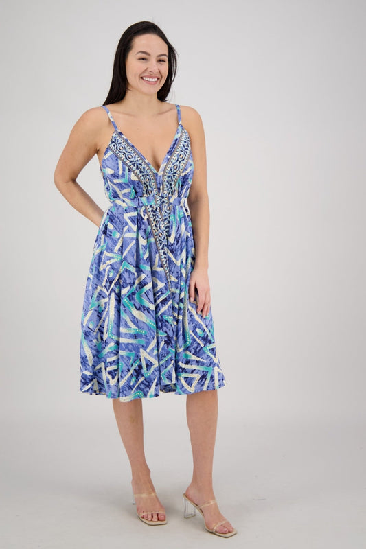 Blush Horizon Day Dress AB - 42112 - Advance Apparels Inc