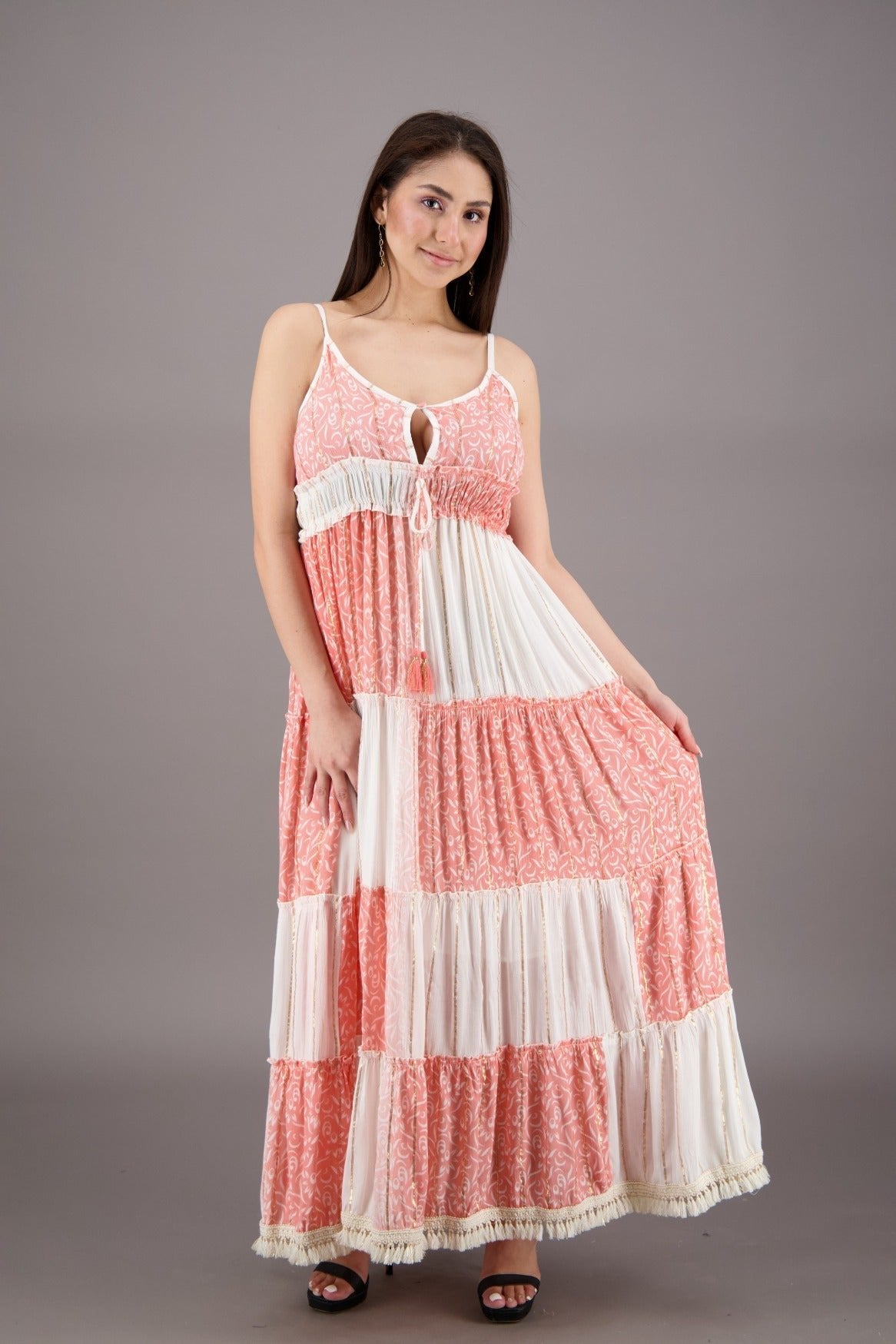 boho breeze dress Boho Breeze Premium Cotton Wrap Dress AYDEE