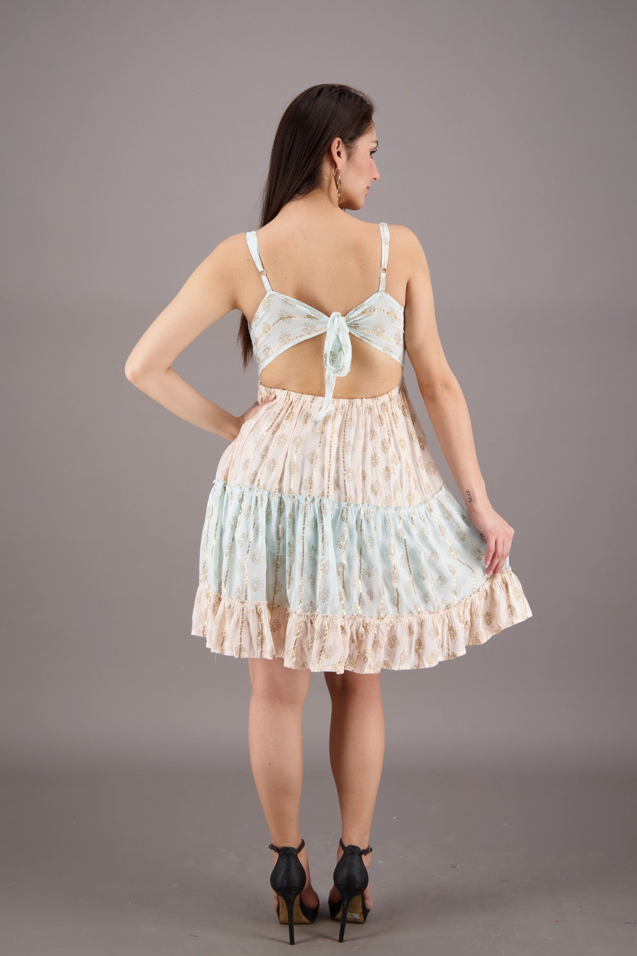 Boho Chic Trio Middy Dress 24943 - Advance Apparels Inc