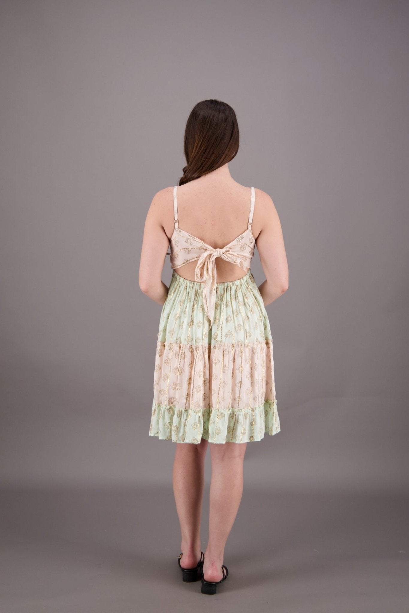 Boho Chic Trio Middy Dress 24943 - Advance Apparels Inc
