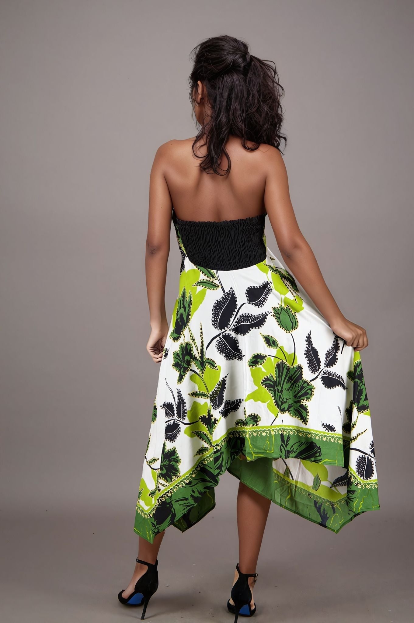 Celestial Garden Scarf Dress 28333 - Advance Apparels Inc