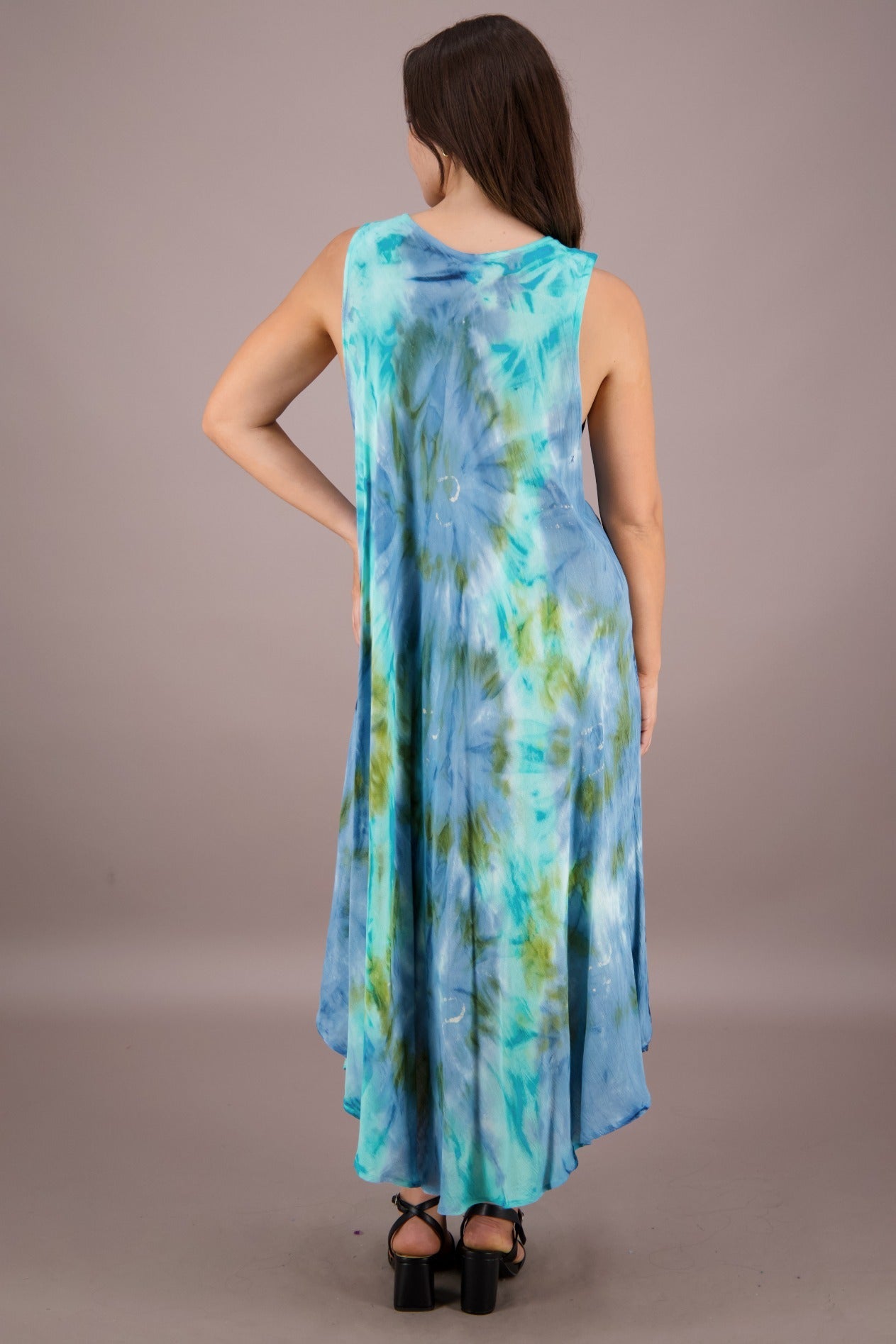 Classic Tie Dye Beach Dress 13800 - Advance Apparels Inc