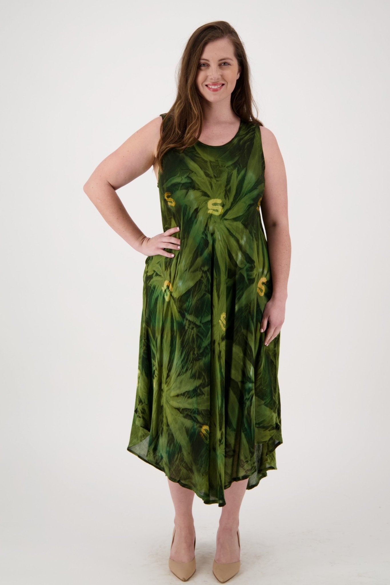 Classic Tie Dye Beach Dress 13800 - Advance Apparels Inc