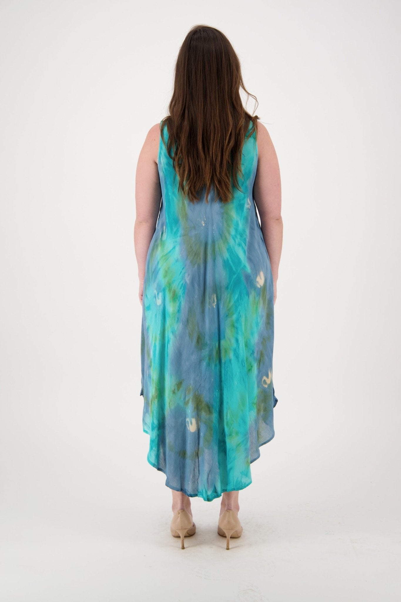 Classic Tie Dye Beach Dress 13800 - Advance Apparels Inc