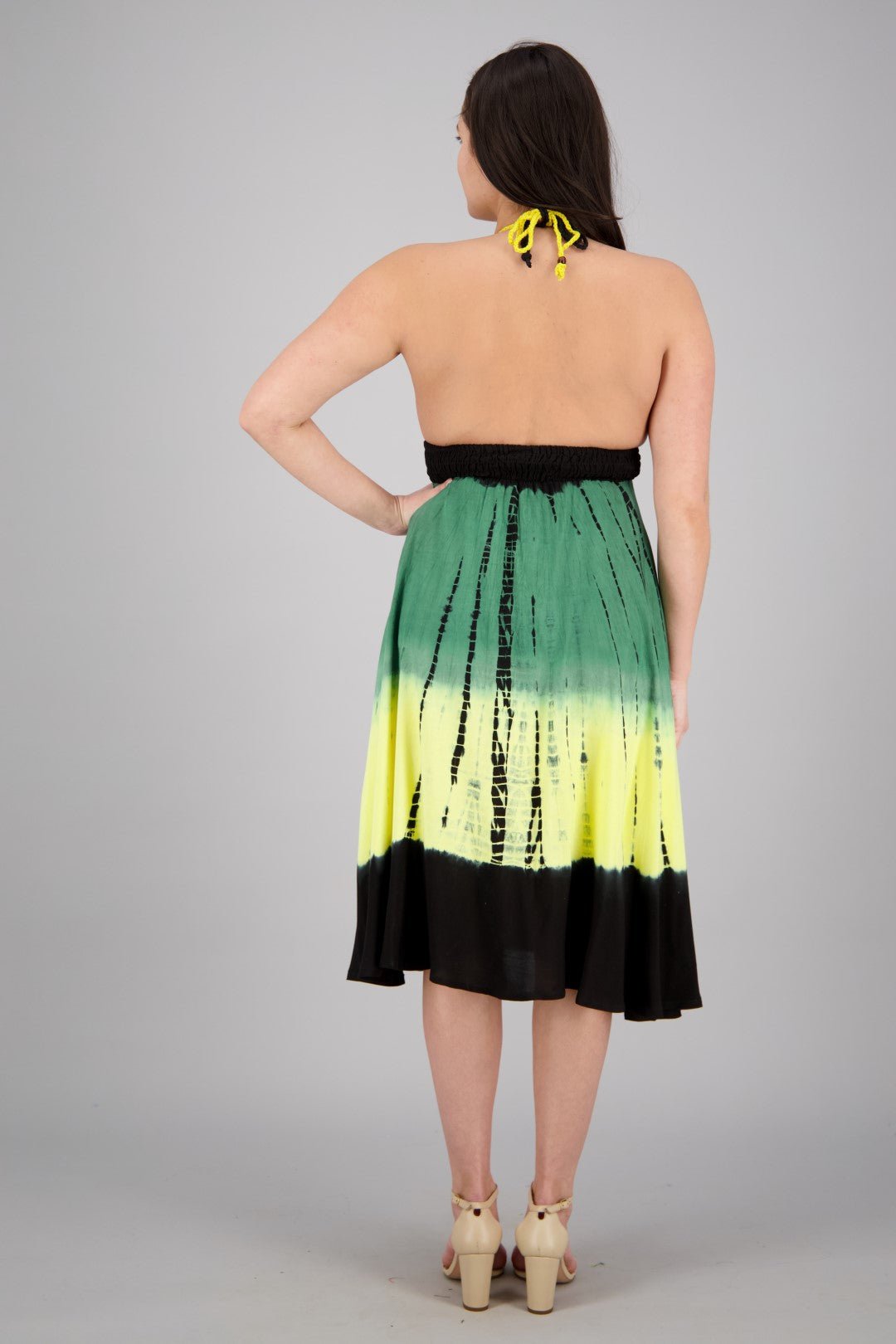 Crochet Rasta Middy Dress 194563 - Advance Apparels Inc