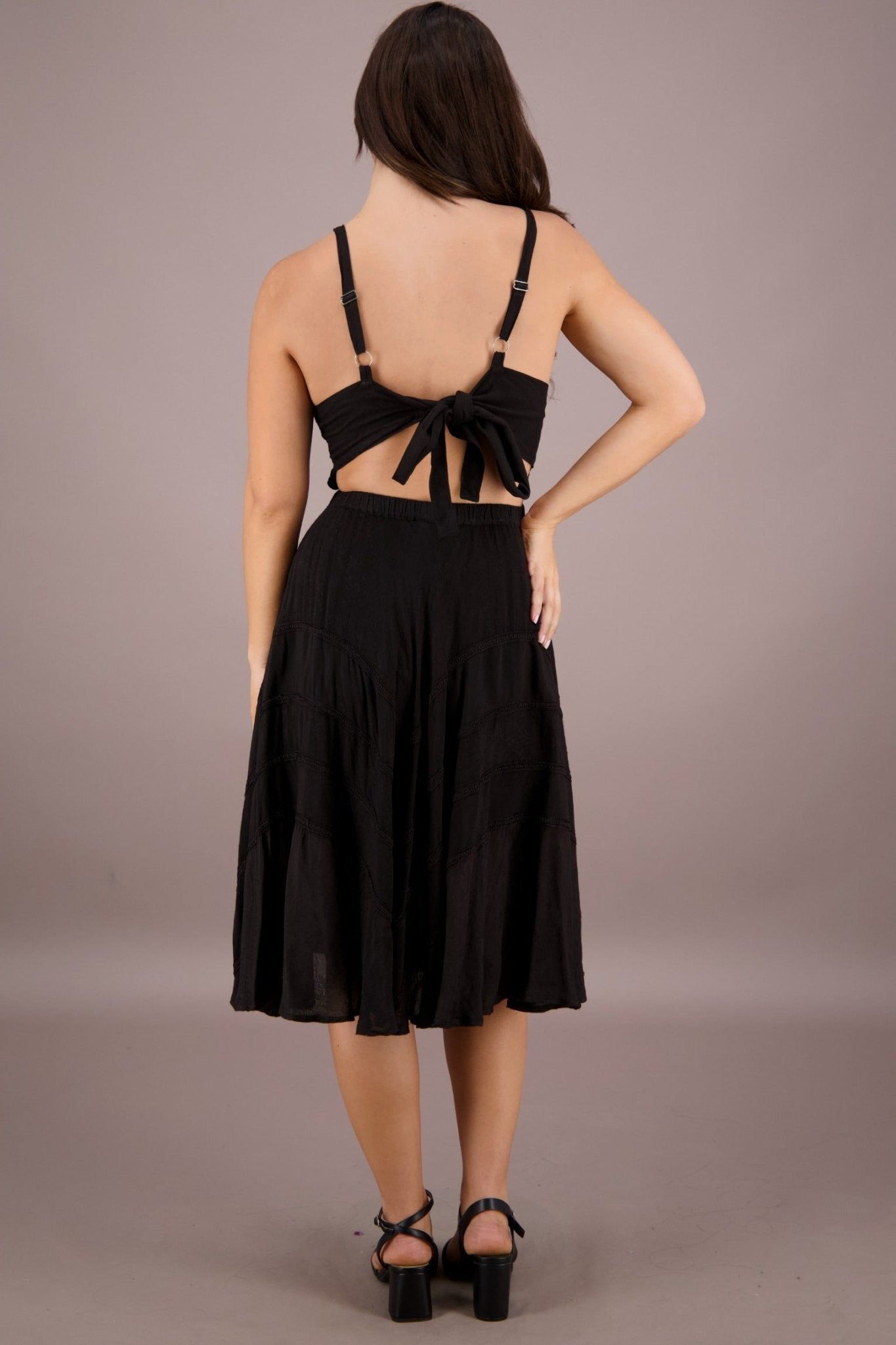 Cutout Renaissance Dress ADS - 24338 - Advance Apparels Inc