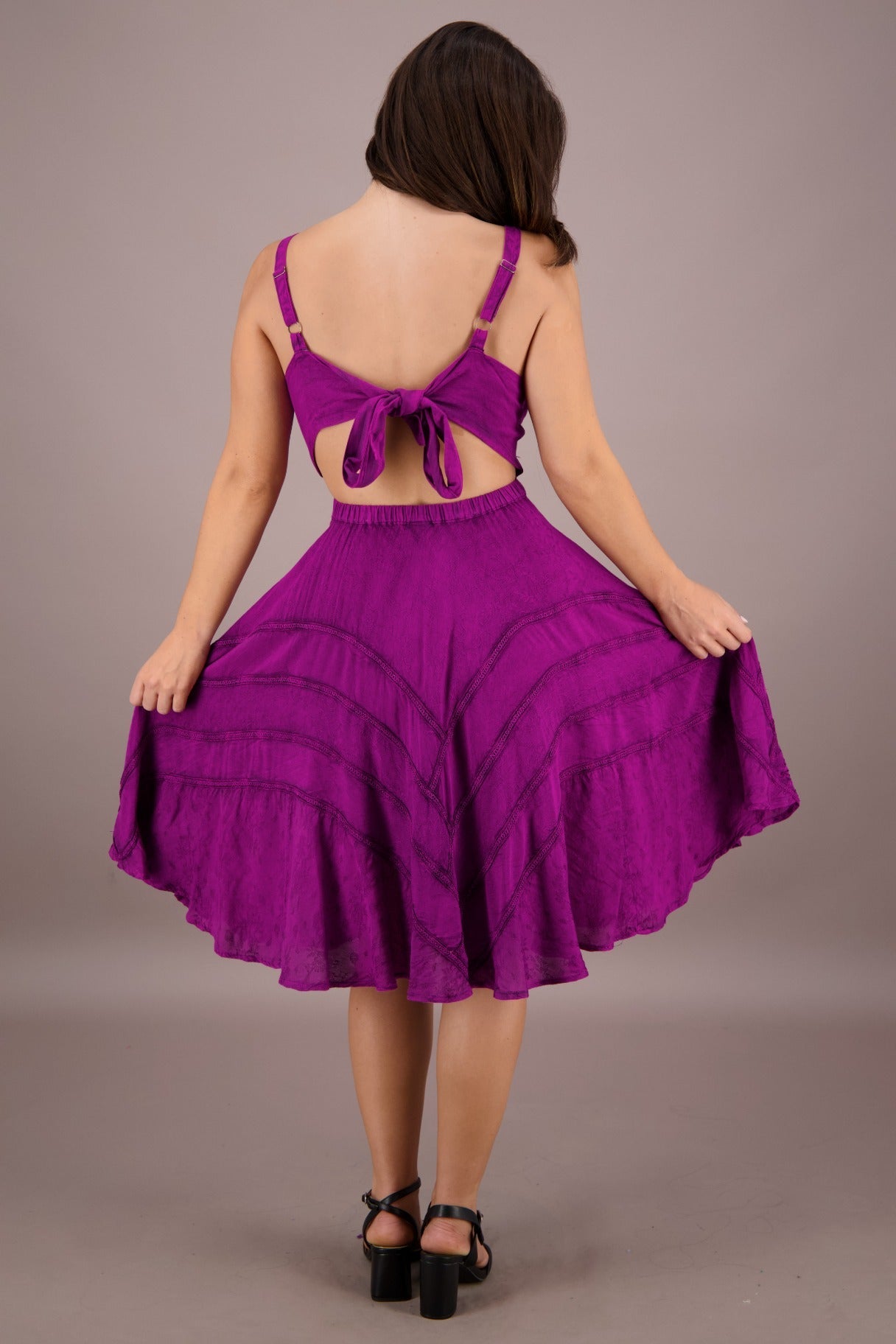 Cutout Renaissance Dress ADS - 24338 - Advance Apparels Inc
