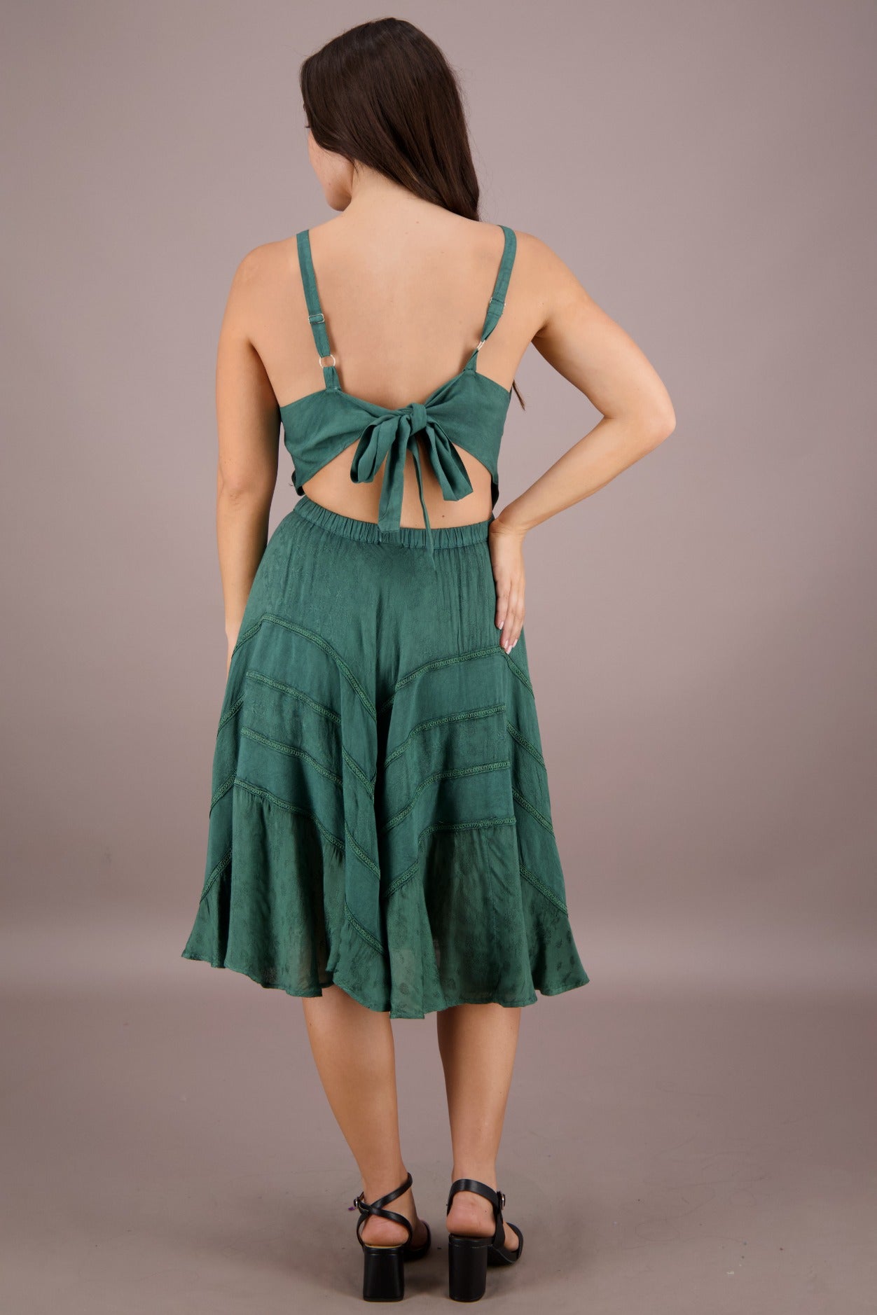 Cutout Renaissance Dress ADS - 24338 - Advance Apparels Inc
