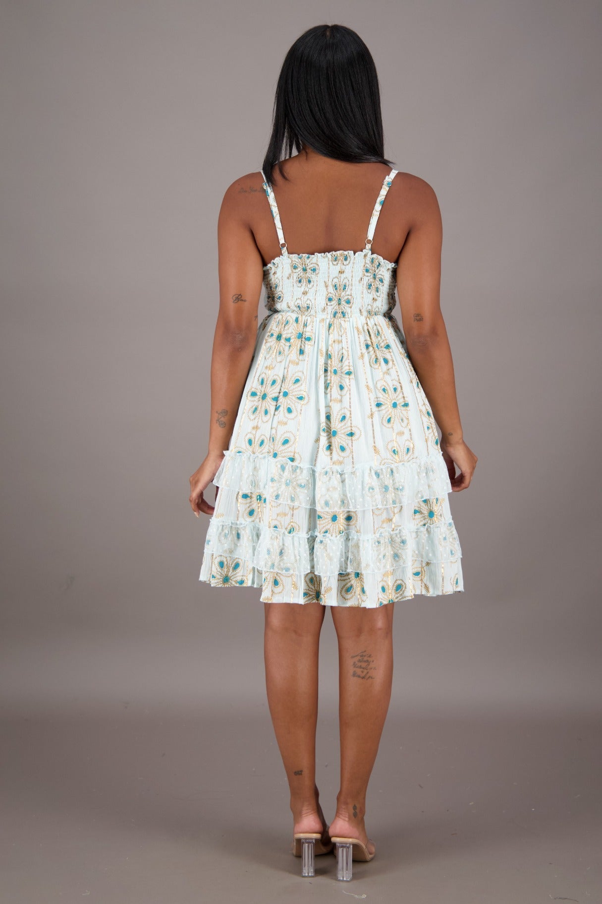 Daisy Cascade Sundress 24716 - Advance Apparels Inc